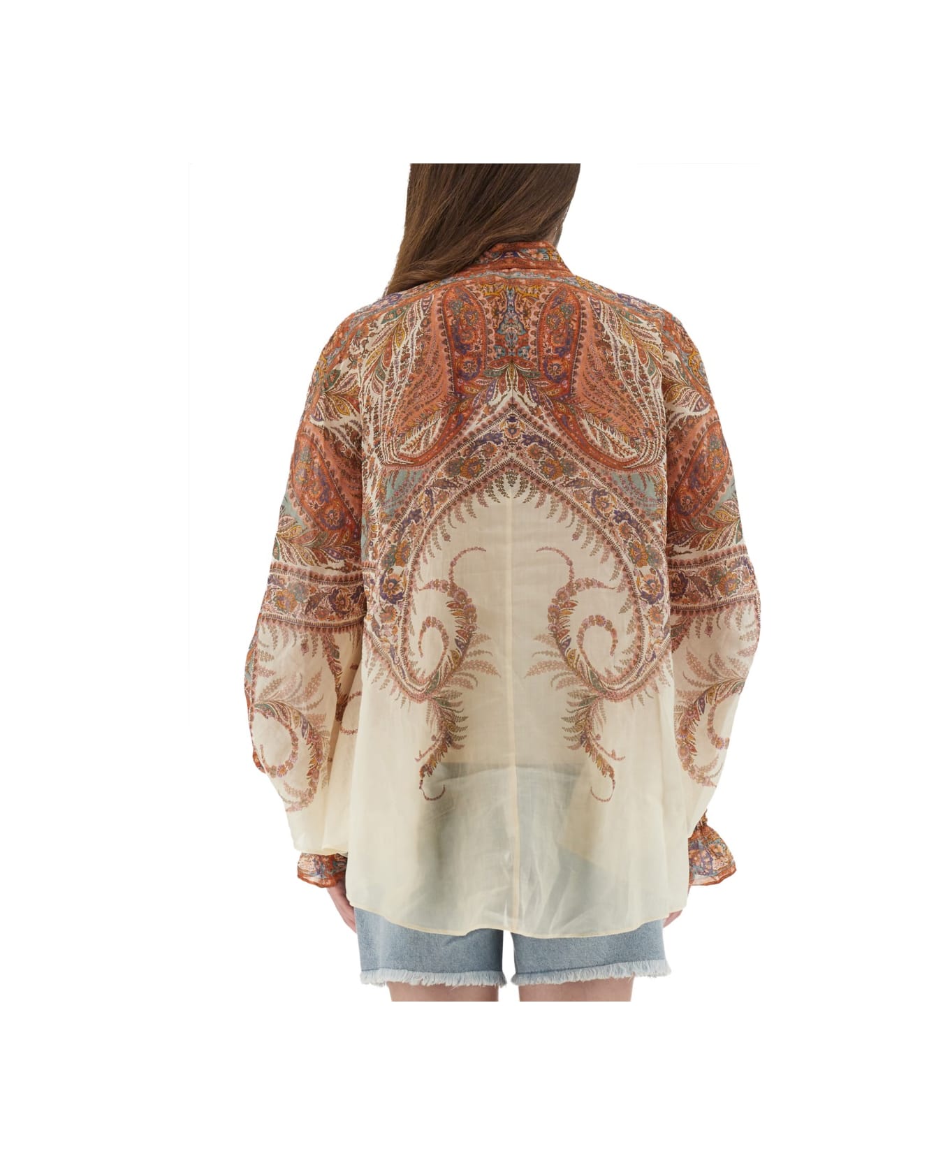 Zimmermann 
rhiannon
 Blouse With Bow - MULTICOLOUR