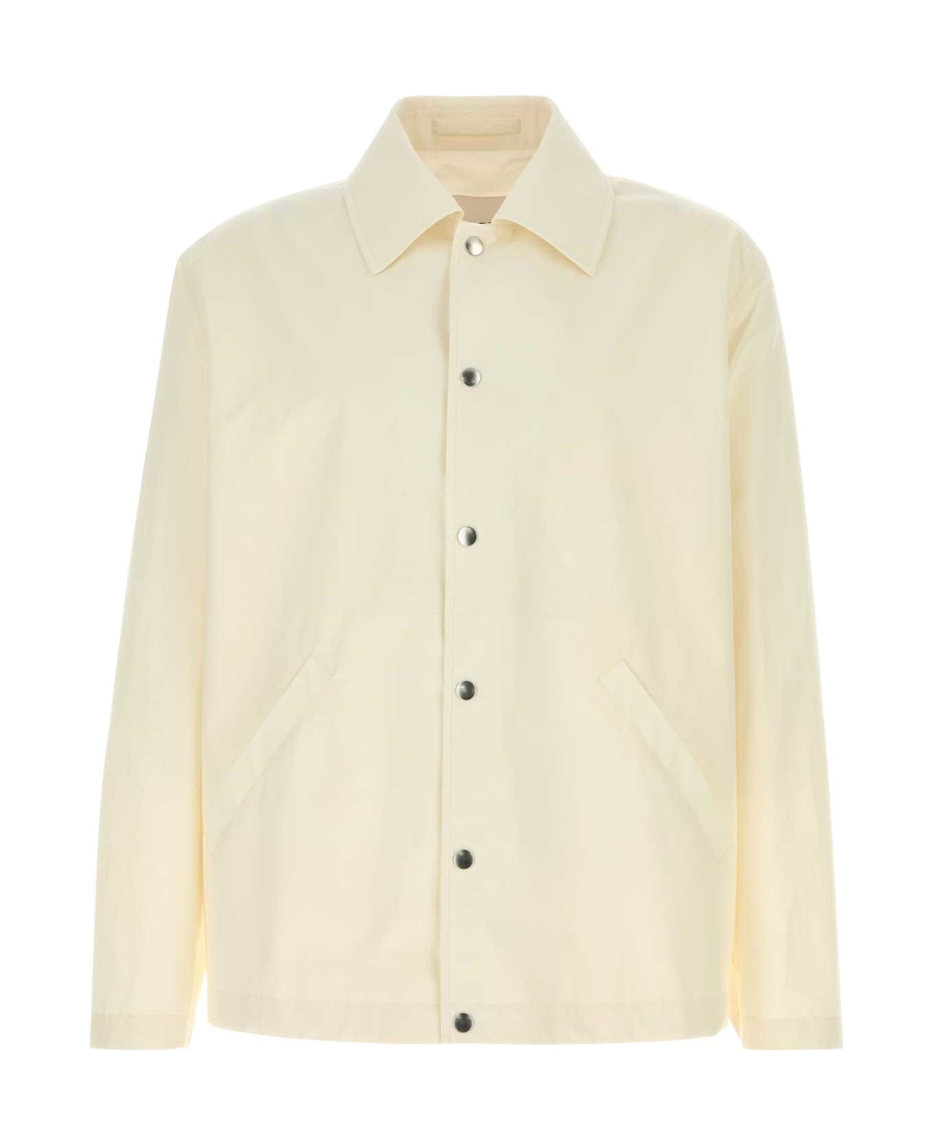 Jil Sander White Poplin Jacket - 103