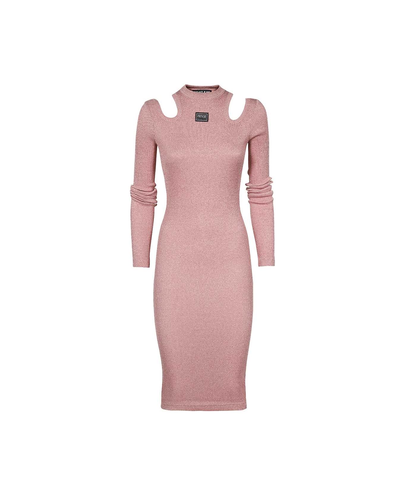 Versace Jeans Couture Knitted Dress - Pink