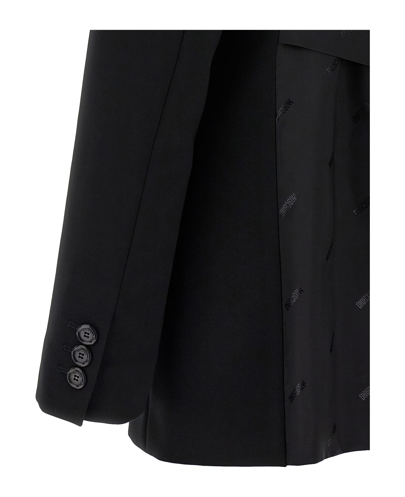 【関税込み】moschino SINGLE-BREASTED MARTINGALE BLAZER ee894b9b21e919c8524cbc7d18b6d2