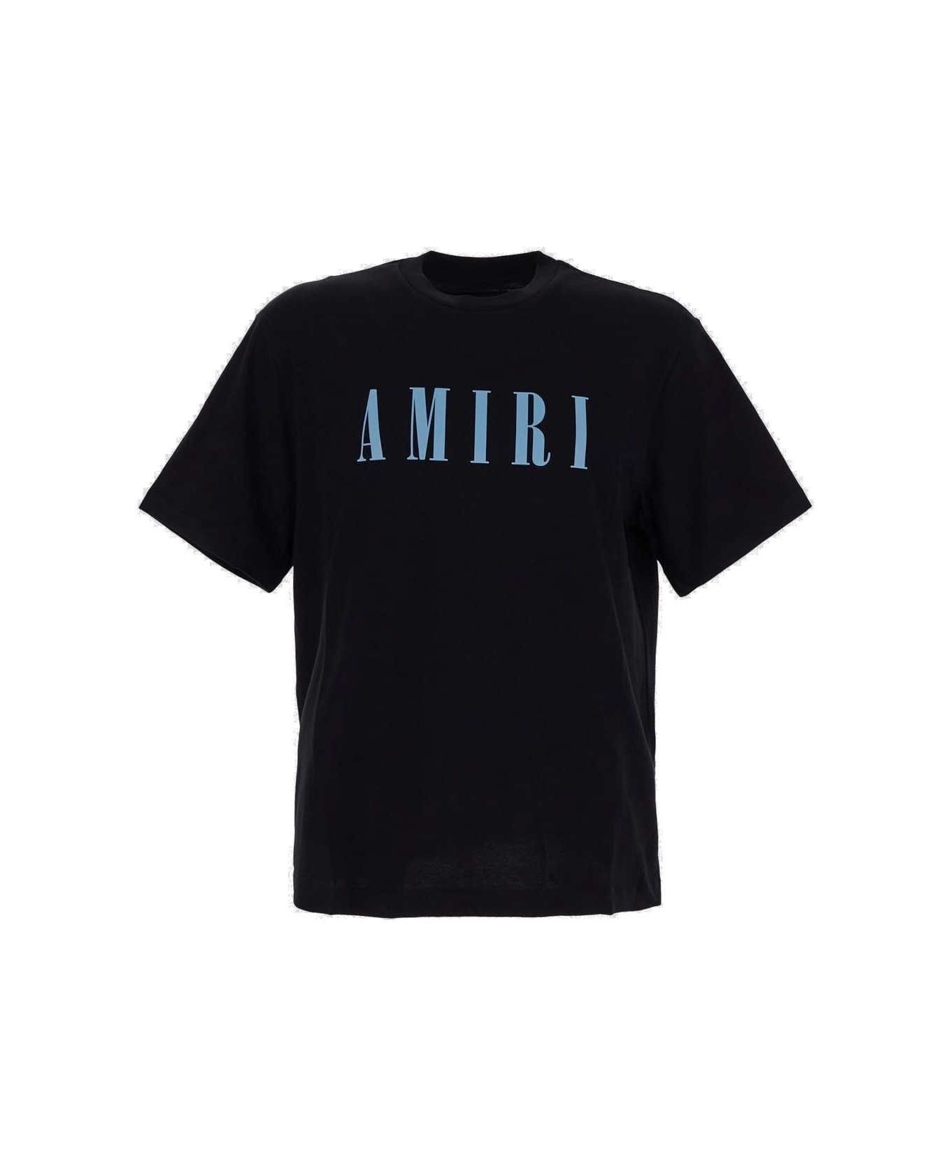 AMIRI Logo Printed Crewneck T-shirt - Nero