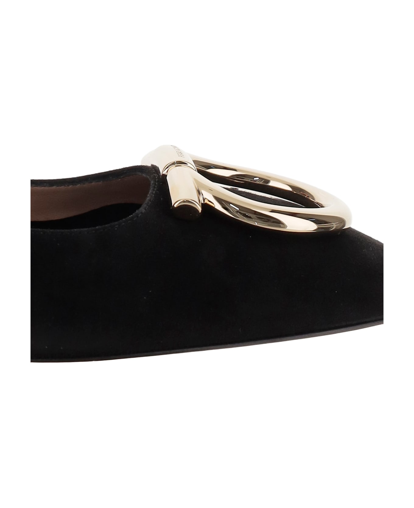 Ferragamo Suede Ballerinas - Black