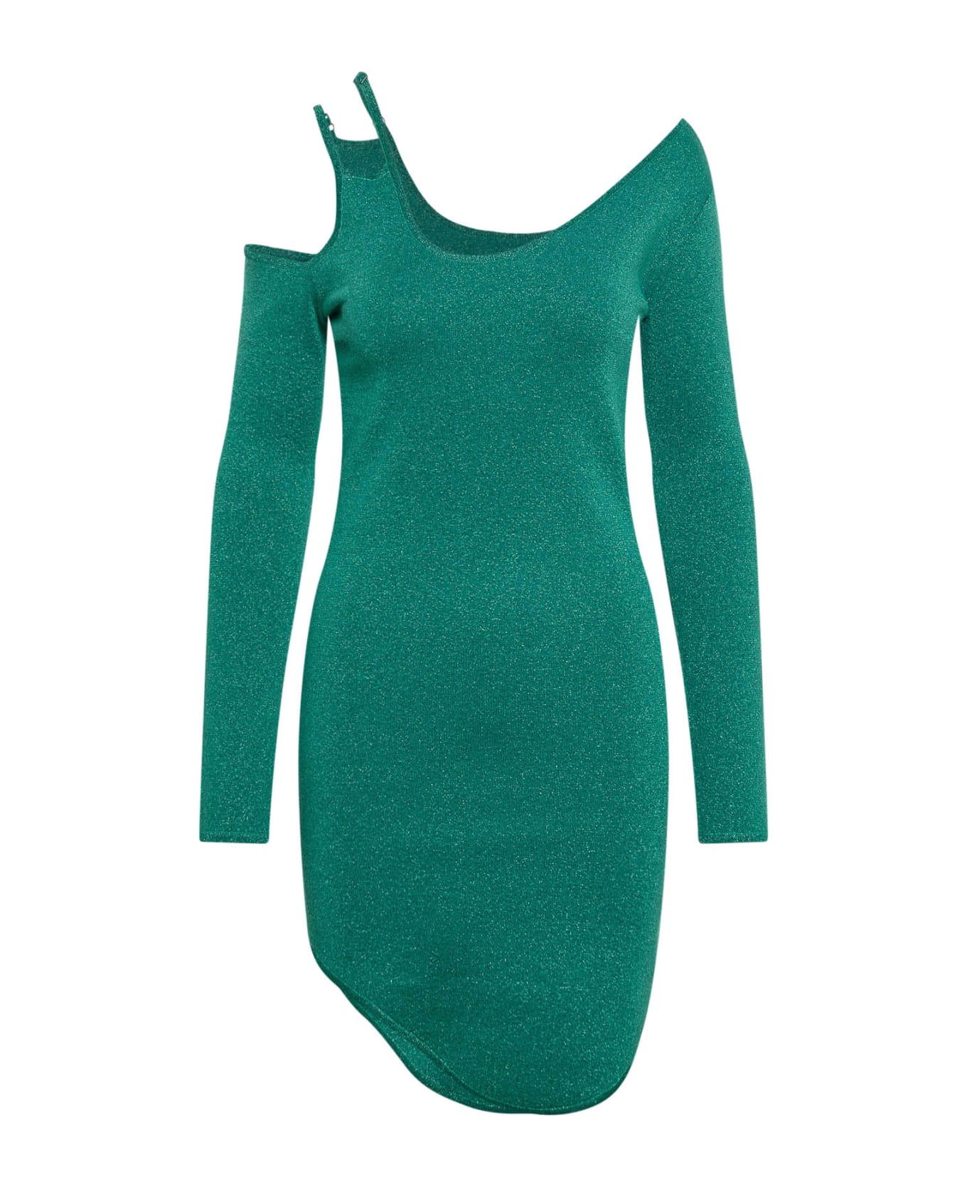 J.W. Anderson Dress With Cut-out - EMERALD