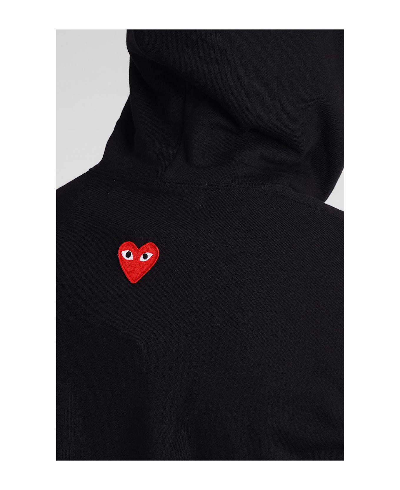 Comme des Garçons Play Sweatshirt In Black Cotton - black