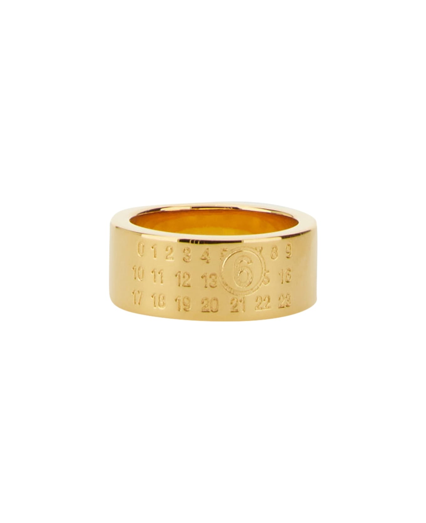 MM6 Maison Margiela Logo Ring - GOLD