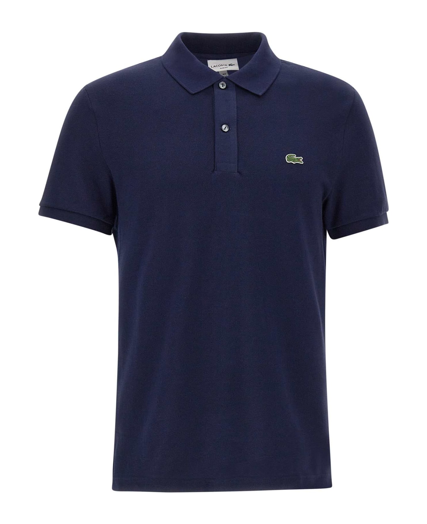 Lacoste Cotton Polo Shirt - BLUE
