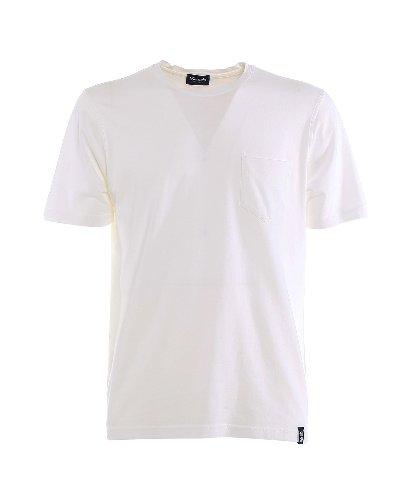 Drumohr Tshirt Pocket - White シャツ