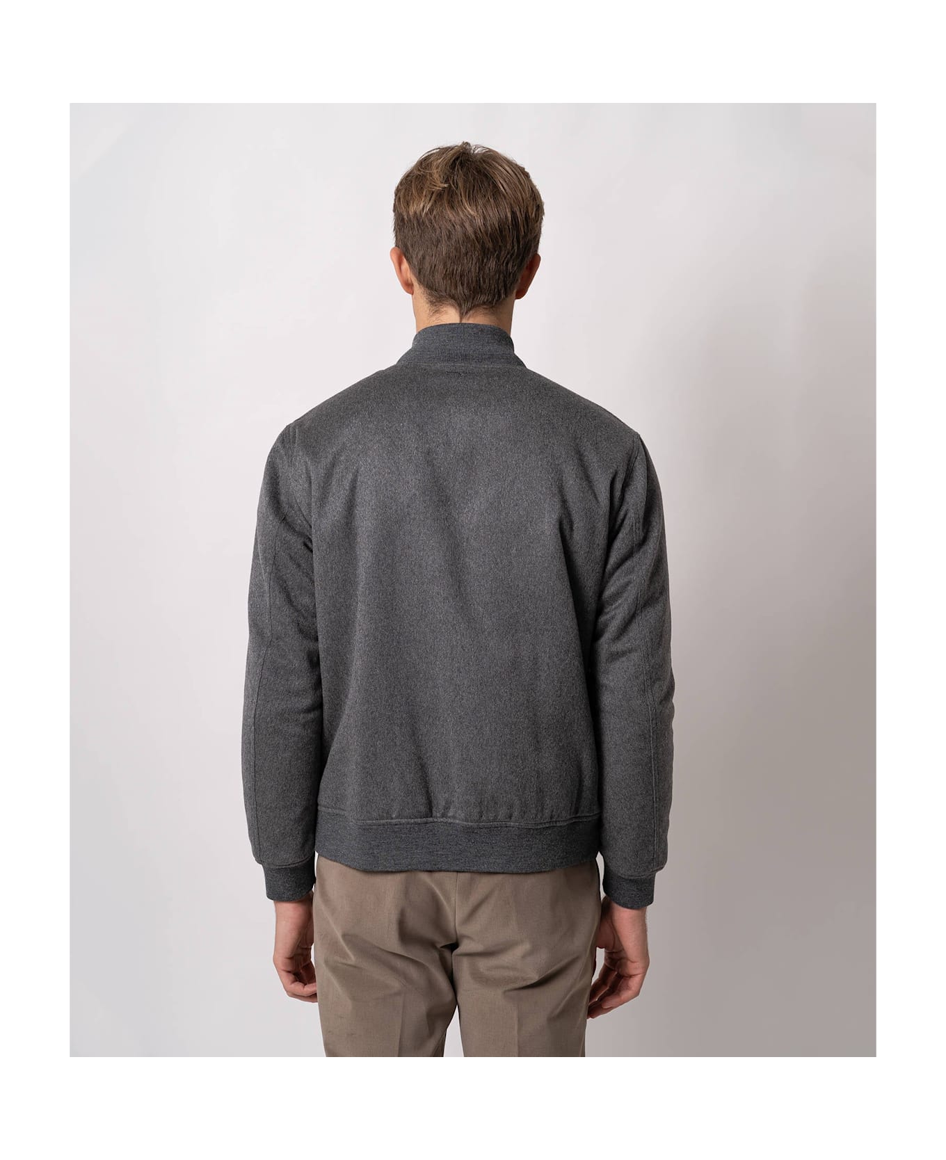 Larusmiani Bomber Jacket Marina Jacket - DimGray