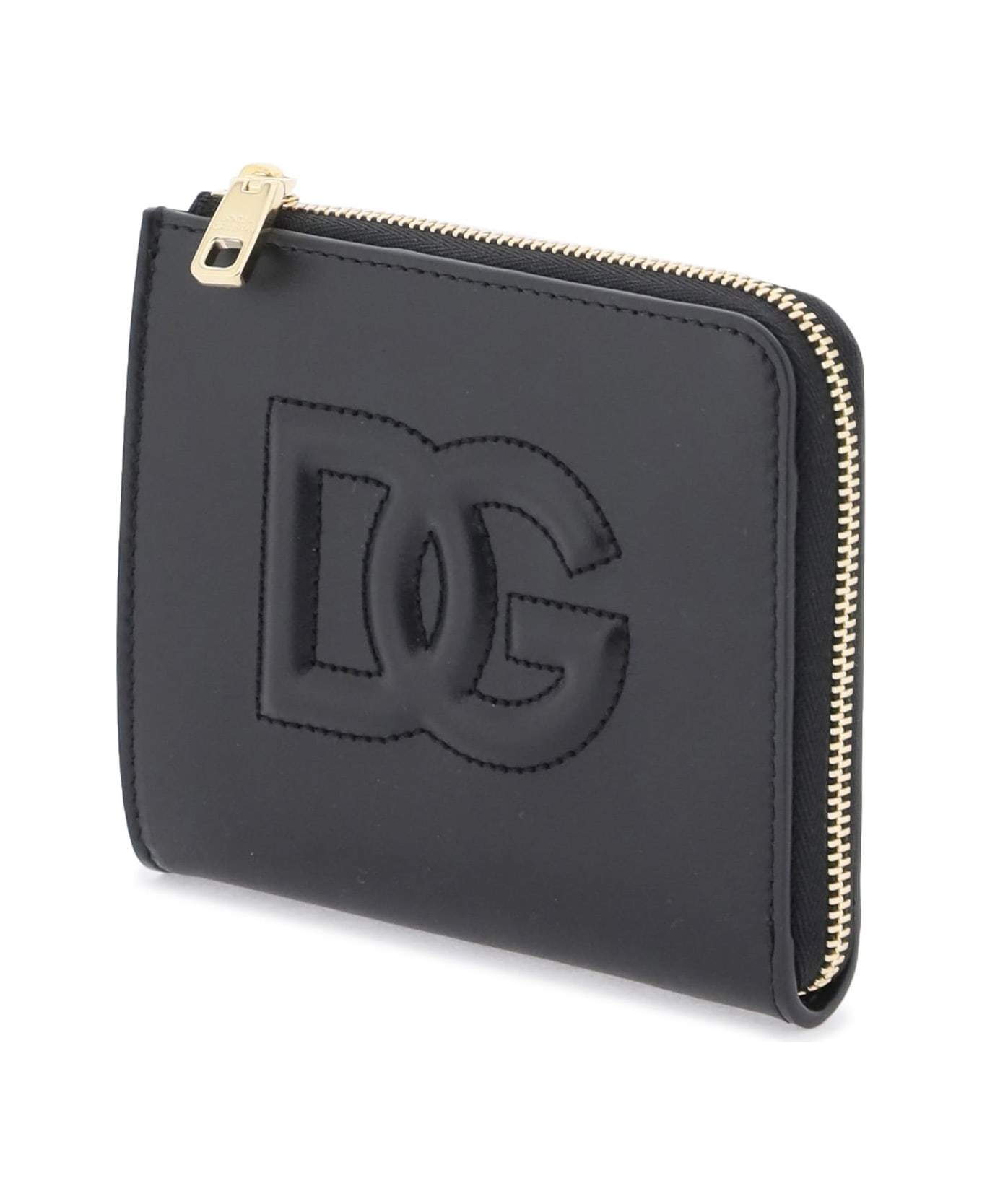 Dolce & Gabbana Dg Logo Embossed Card Holder - NERO (Black) 財布