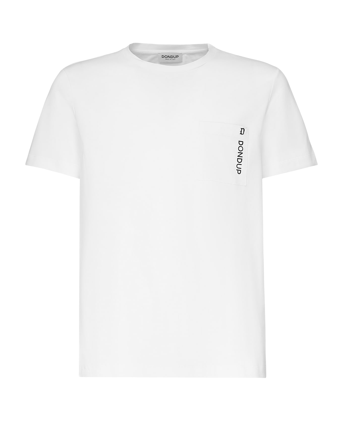 Dondup Jersey T-shirt With Logo - White