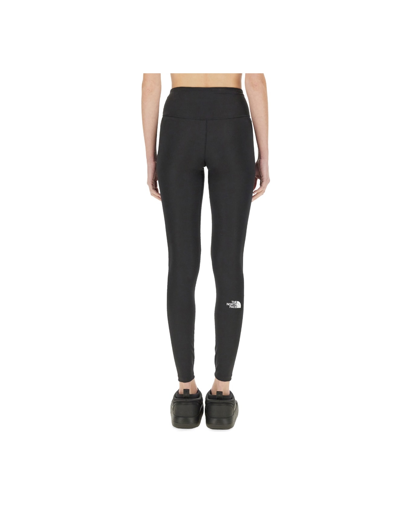 The North Face Leggings With Logo - BLACK