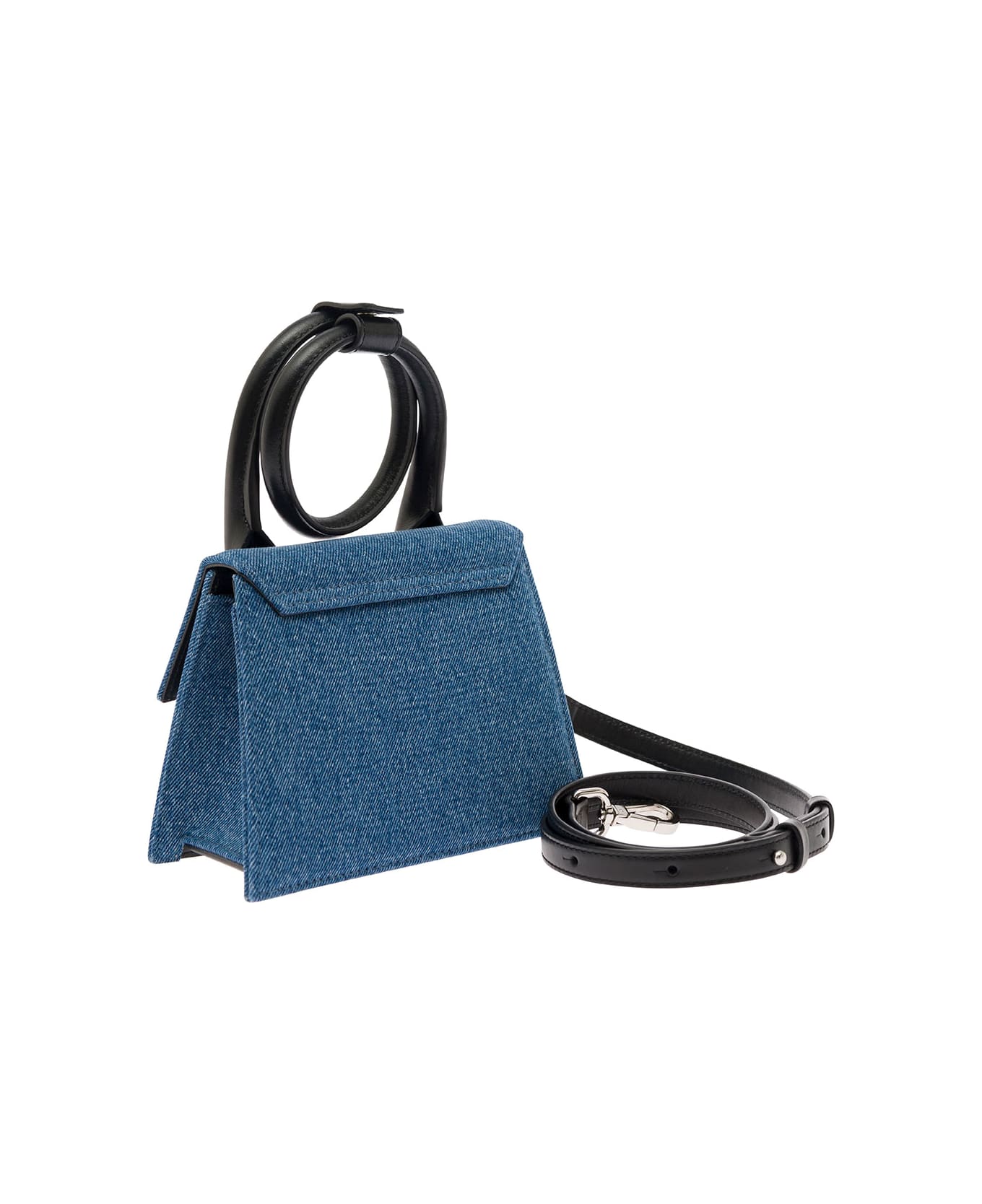 Jacquemus Le Chiquito Noeud Coiled Handbag - Blue