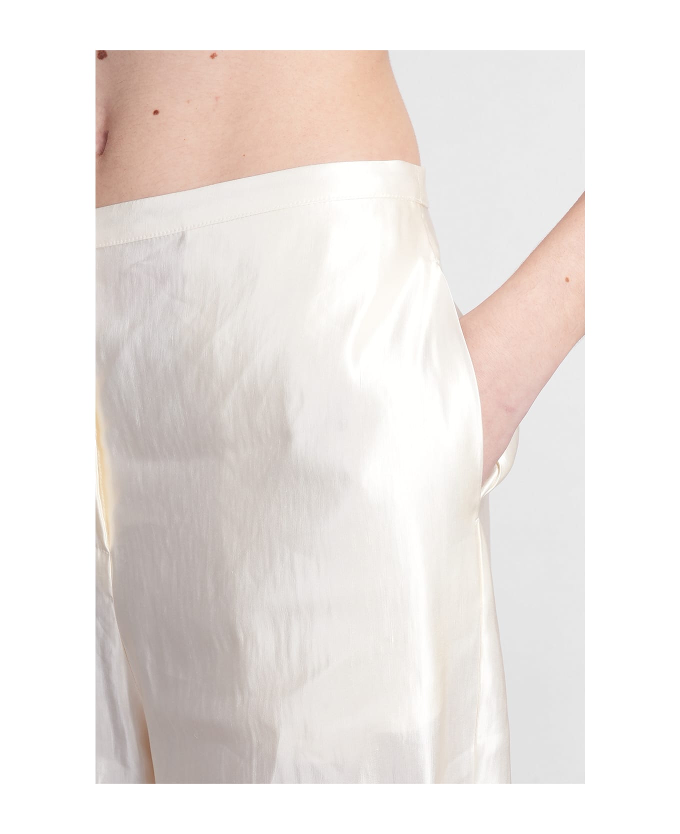Loulou Studio Sally Pants In Beige Linen - beige