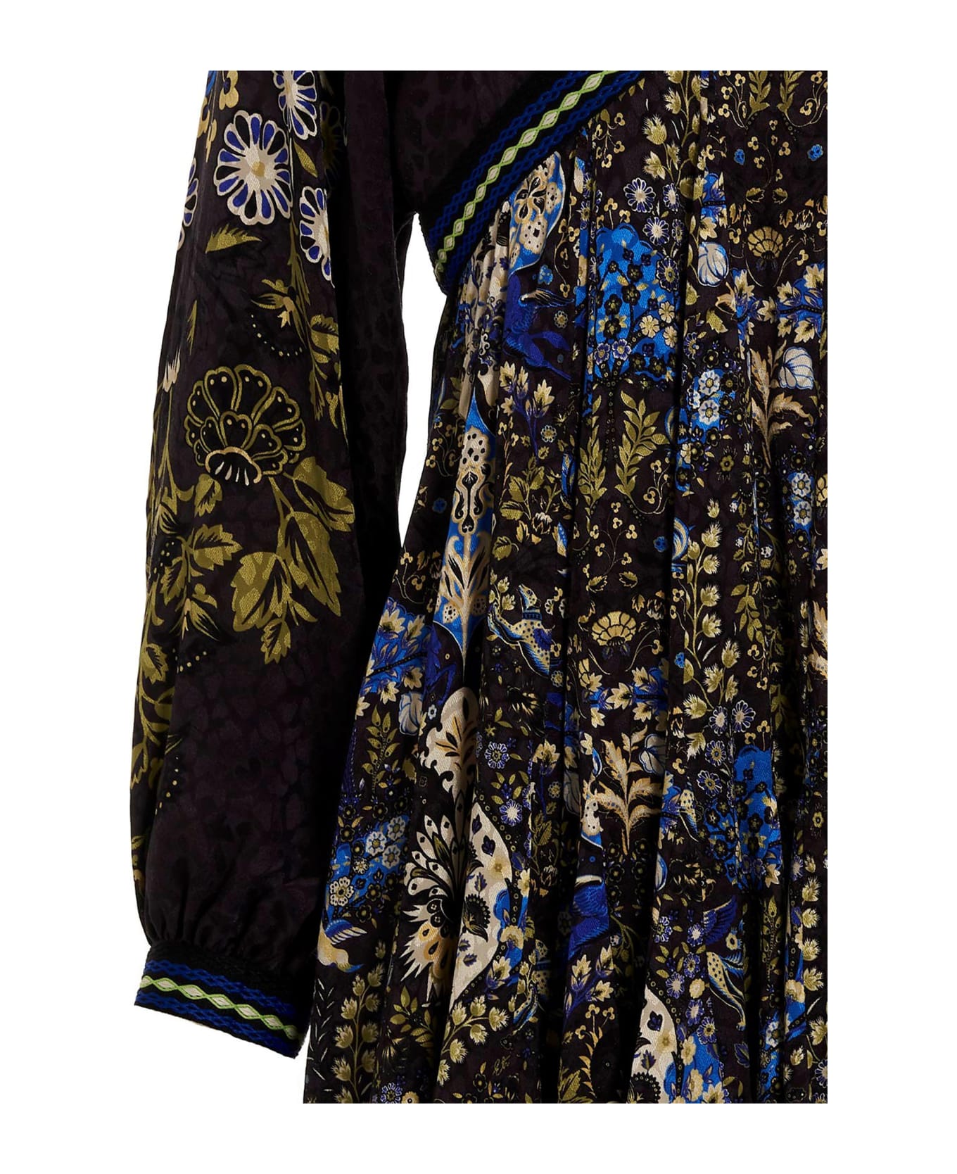 Etro Floral Ramage Tunic Dress - Multicolor