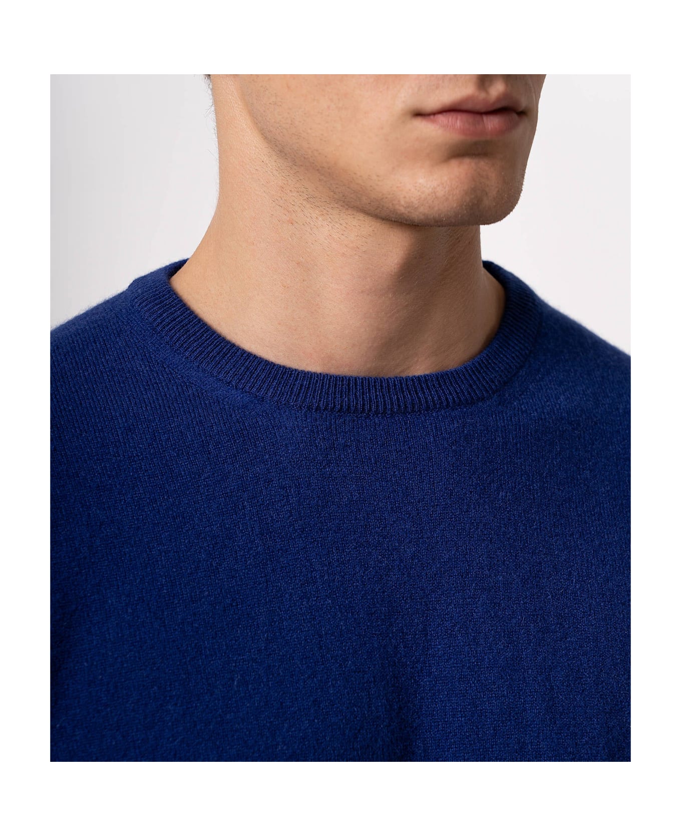 Larusmiani Crewneck Sweater Aspen Sweater - Blue