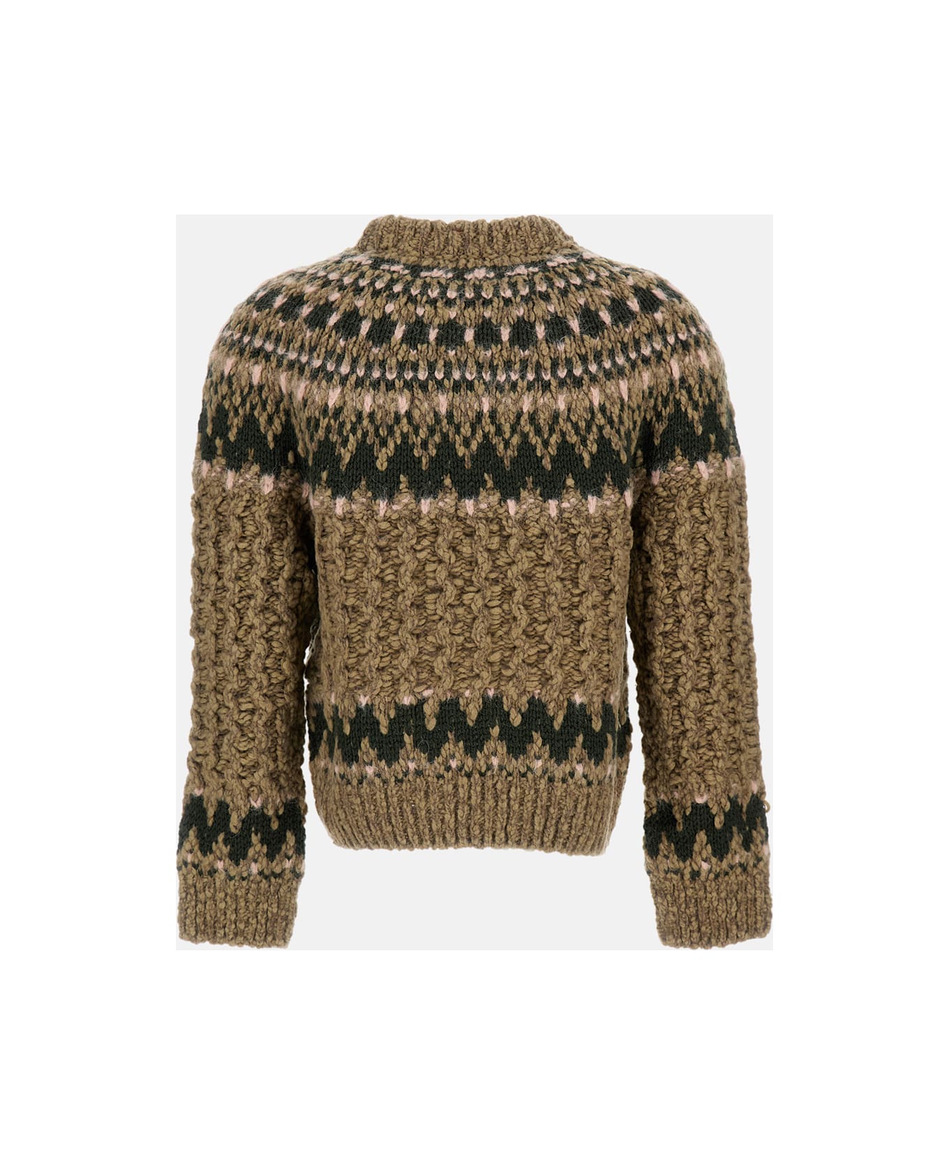 Moncler Grenoble Crew Neck Sweater - Beige