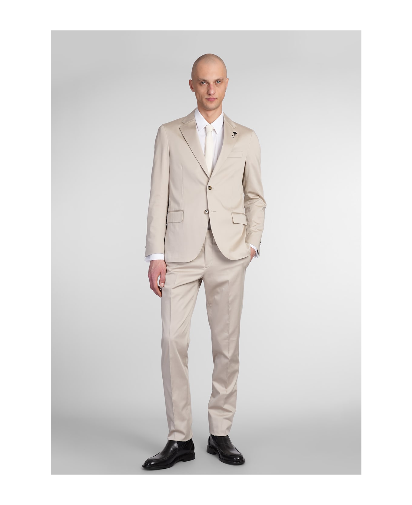 Lardini In Beige Cotton - beige