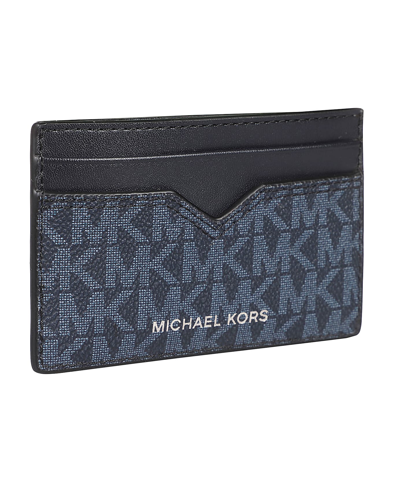 Michael Kors Hudson Credit Card Holder - Admiral Blue/pale Blue