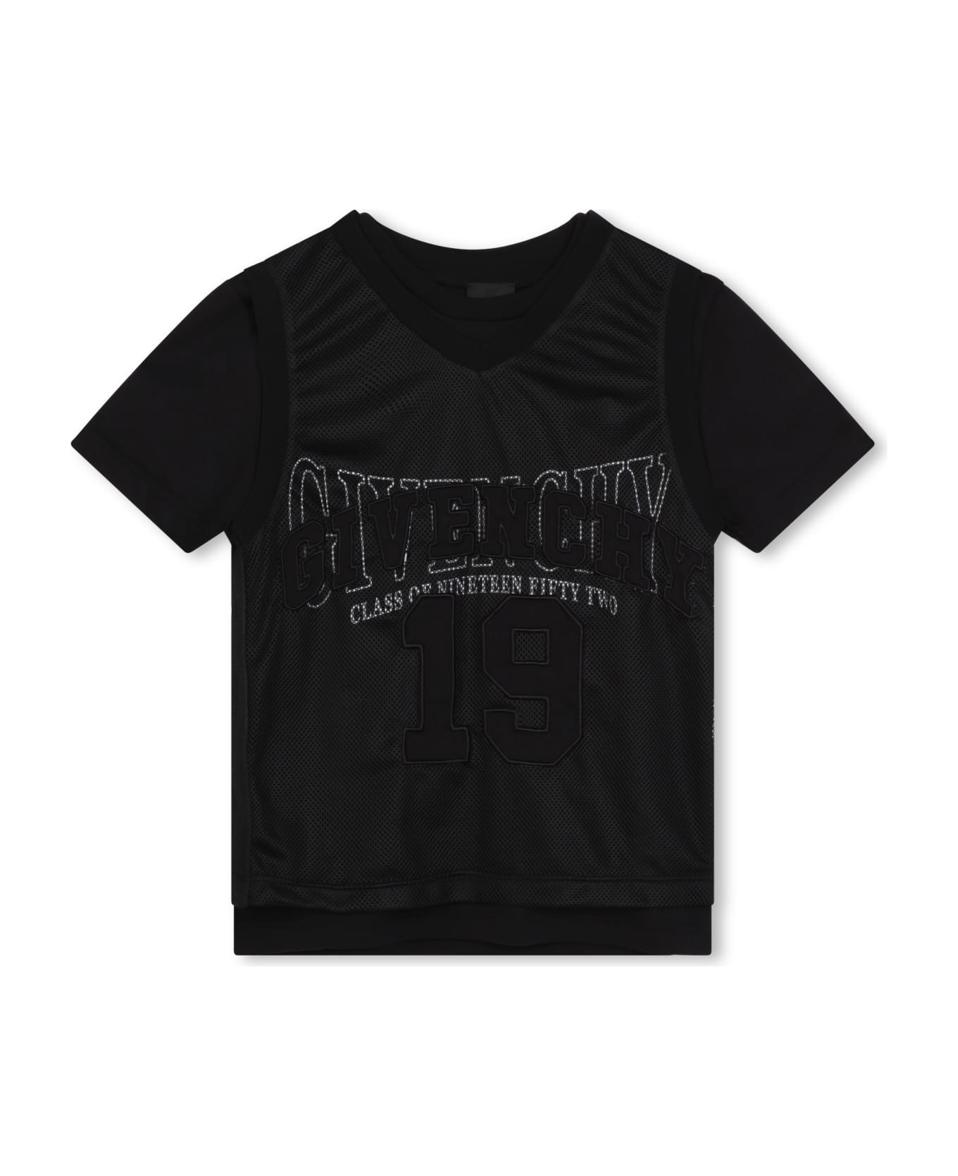 Givenchy Crew-neck T-shirt Set With Print - Black