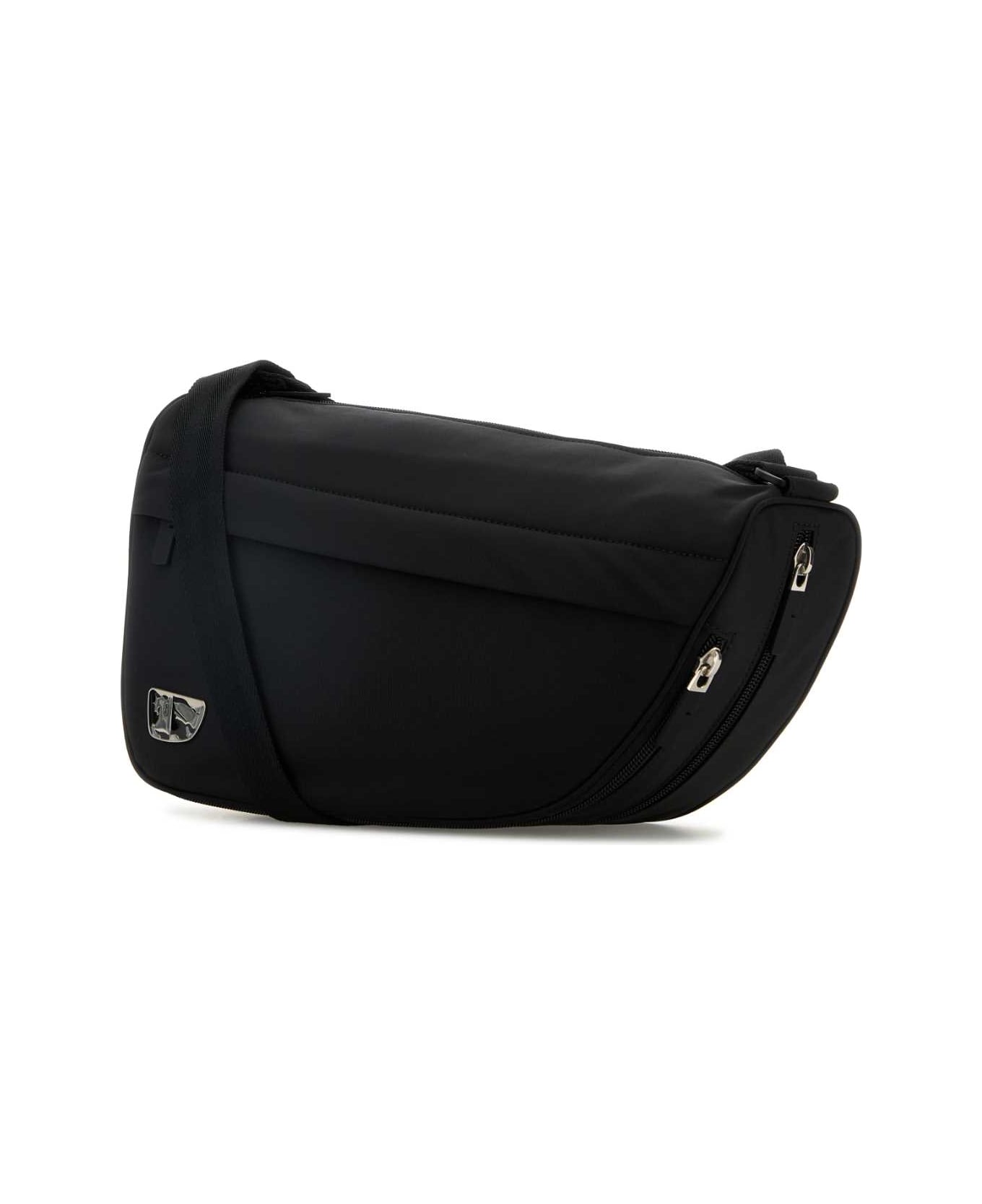 Burberry Black Fabric Crossbody Bag - BLACK