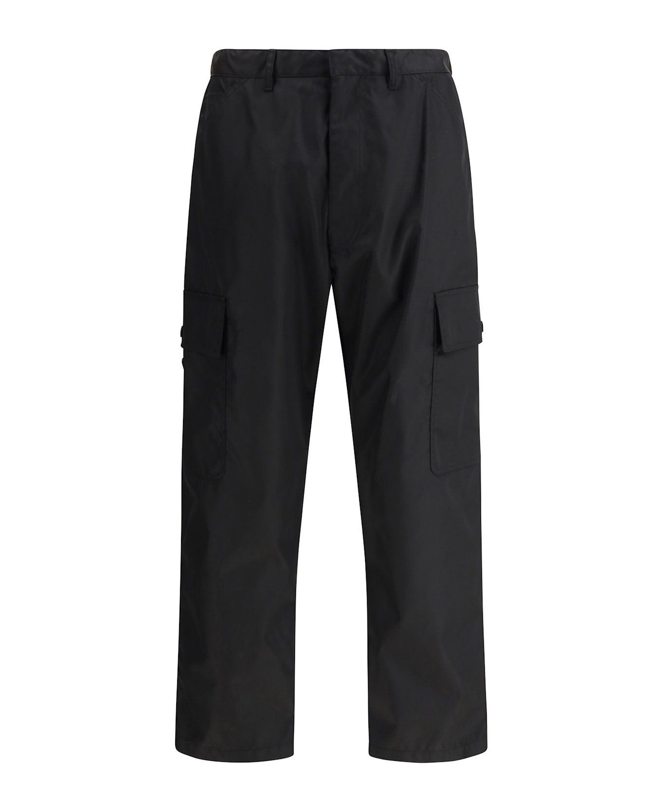 Prada Nylon Cargo Pants - Nero