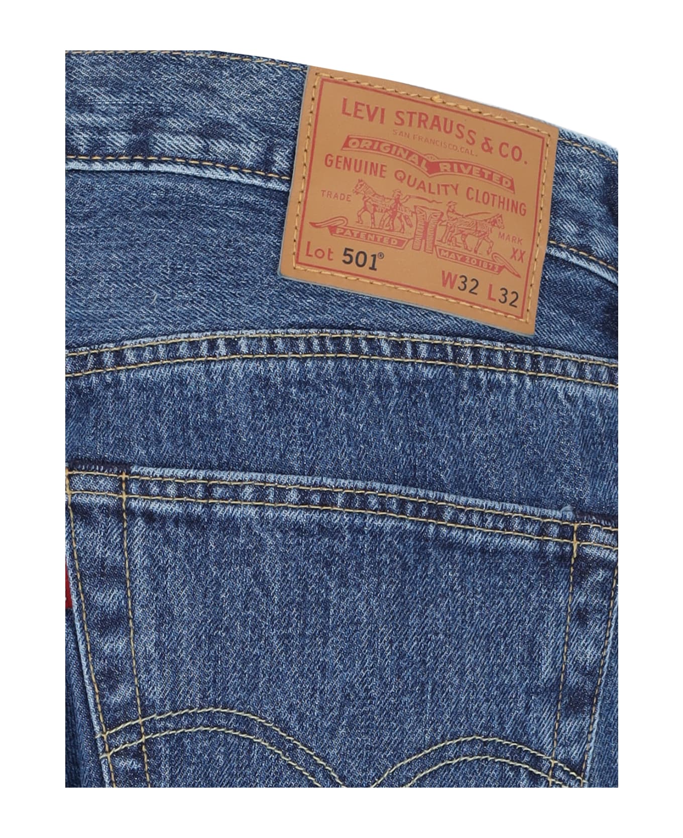 Levi's '501 Stonewash' Jeans - Blue