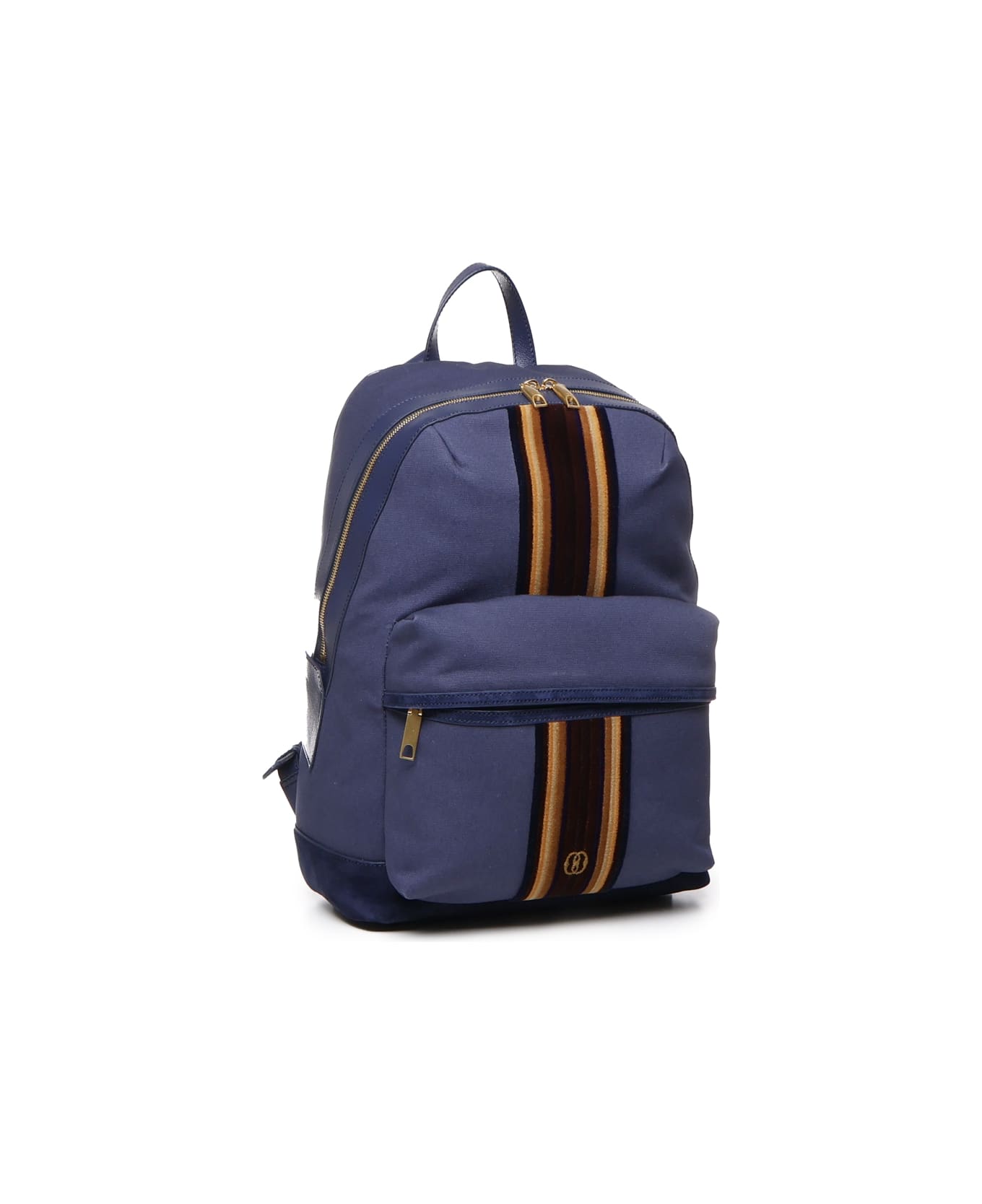 Bally Race Backpack In Fabric - Blue バックパック