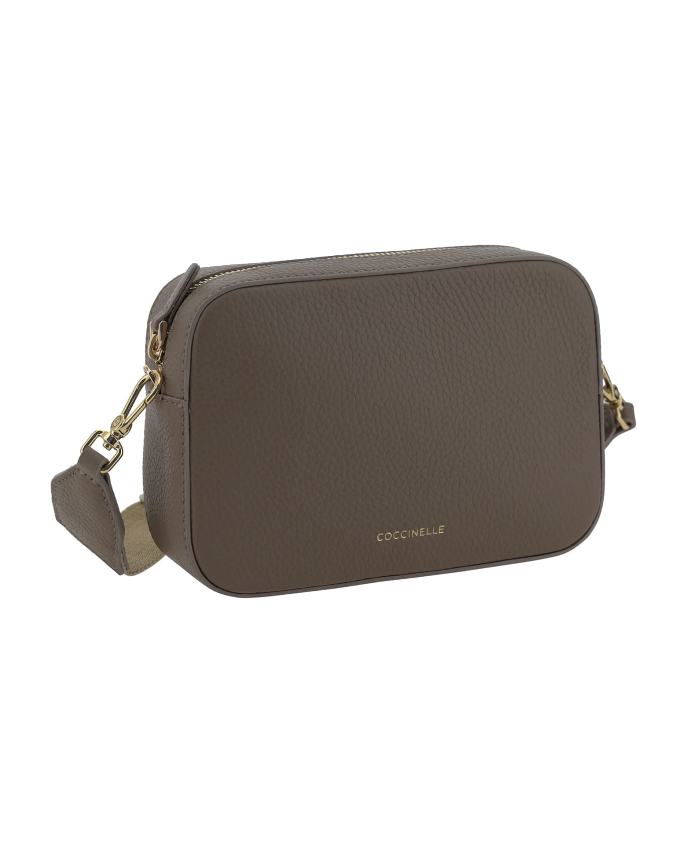 Coccinelle Tebe Shoulder Bag - Warm Taupe 2