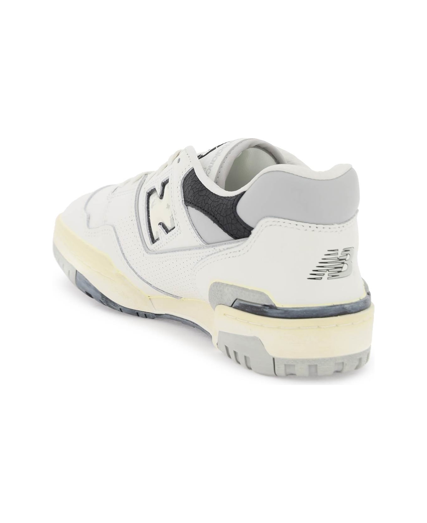 New Balance Vintage-effect 550 Sneakers - OFF WHITE GREY (White) スニーカー