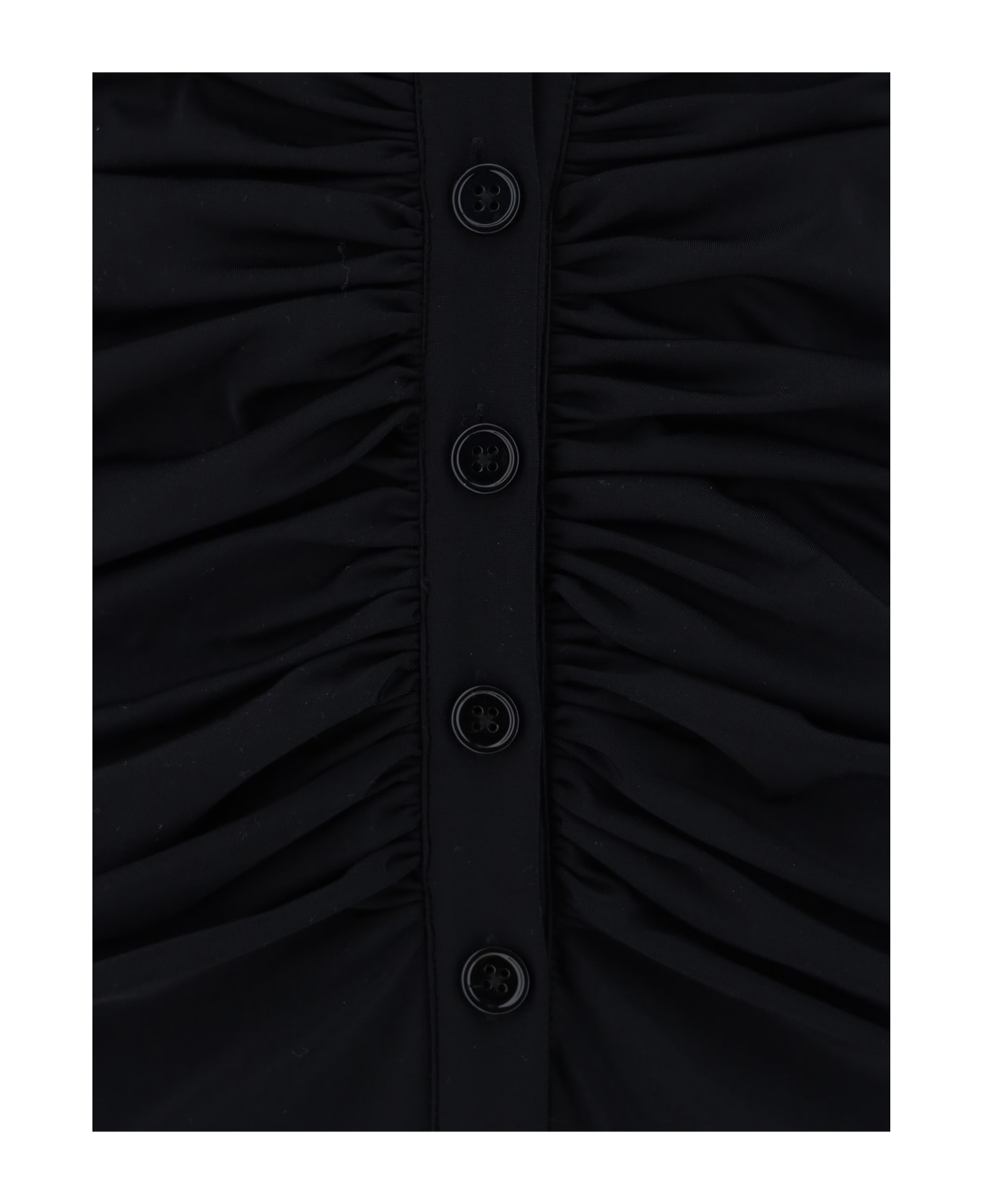 self-portrait Chemisier Dress - Black ワンピース＆ドレス