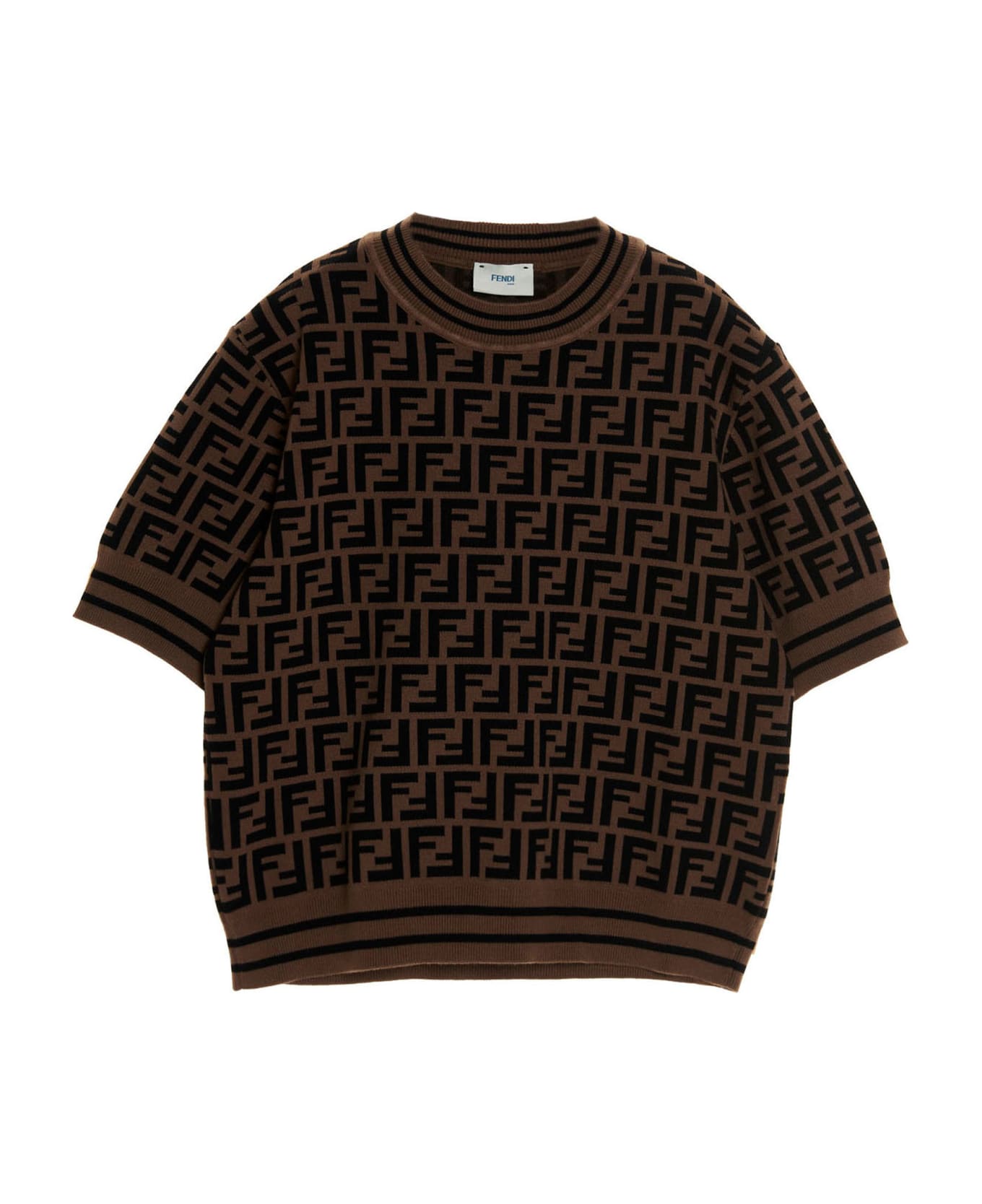 Fendi 'ff Sweater - Brown