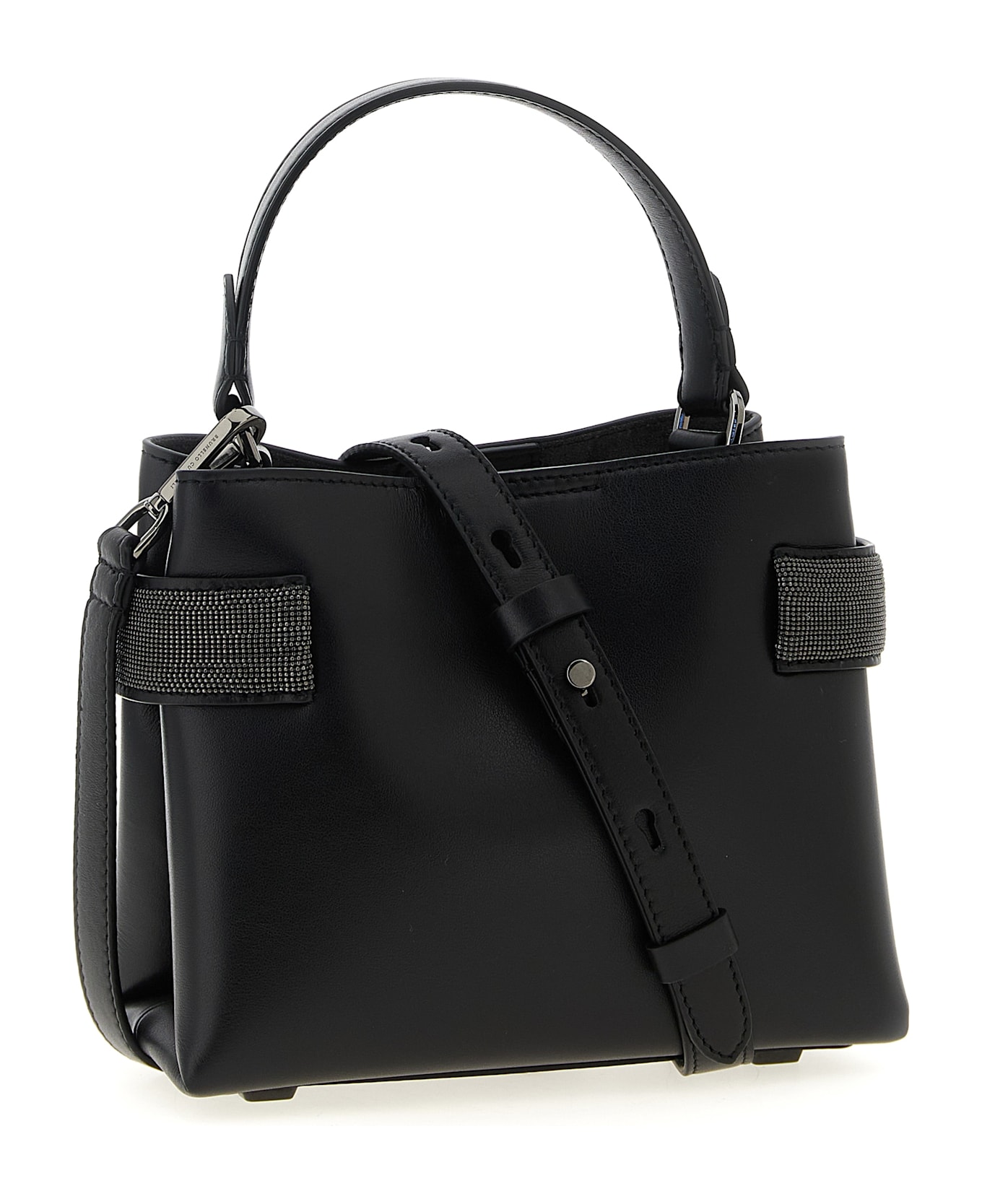 Brunello Cucinelli 
essence
 Small Handbag - Black  