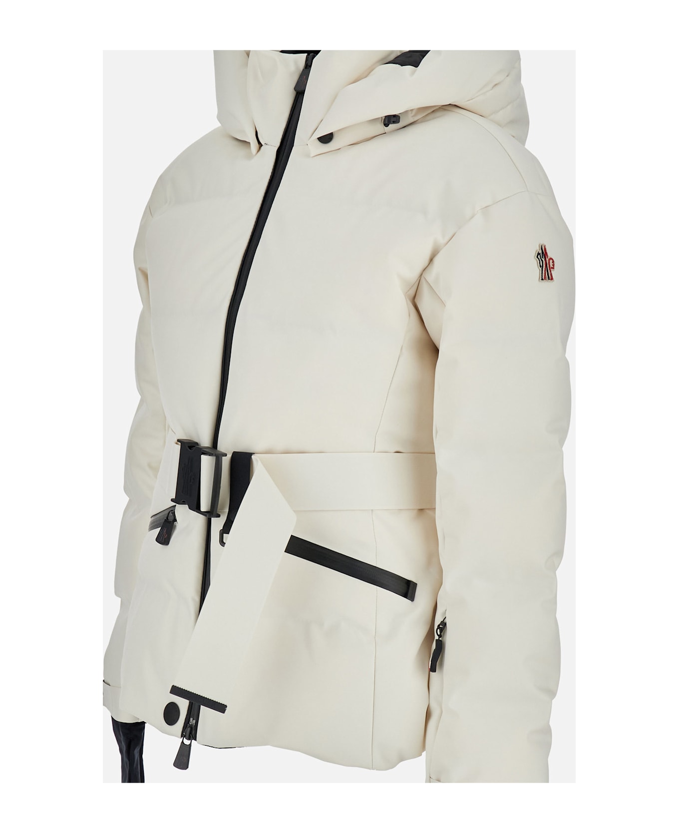 Moncler Down Padded Ski Jacket - Beige