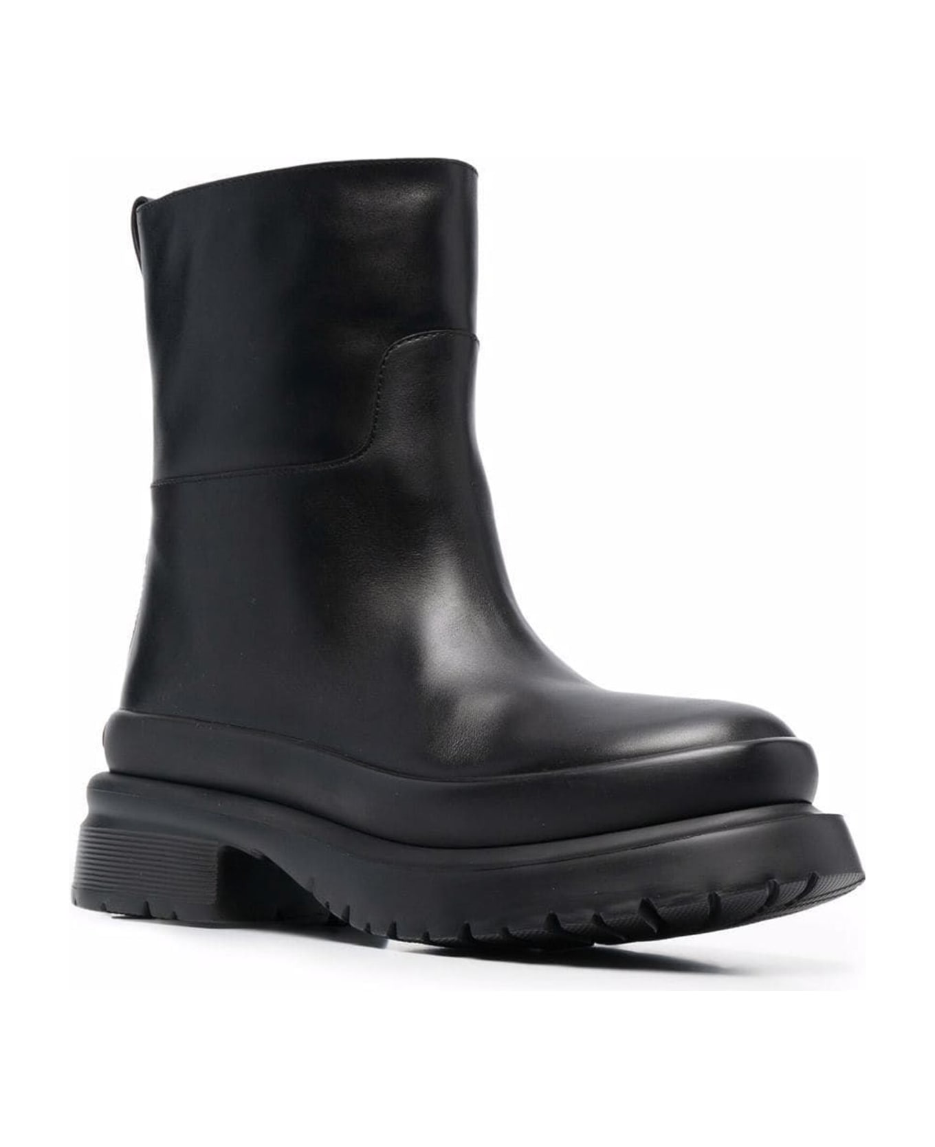 Valentino Garavani Garavani Roman Stud Leather Boots - Black ブーツ