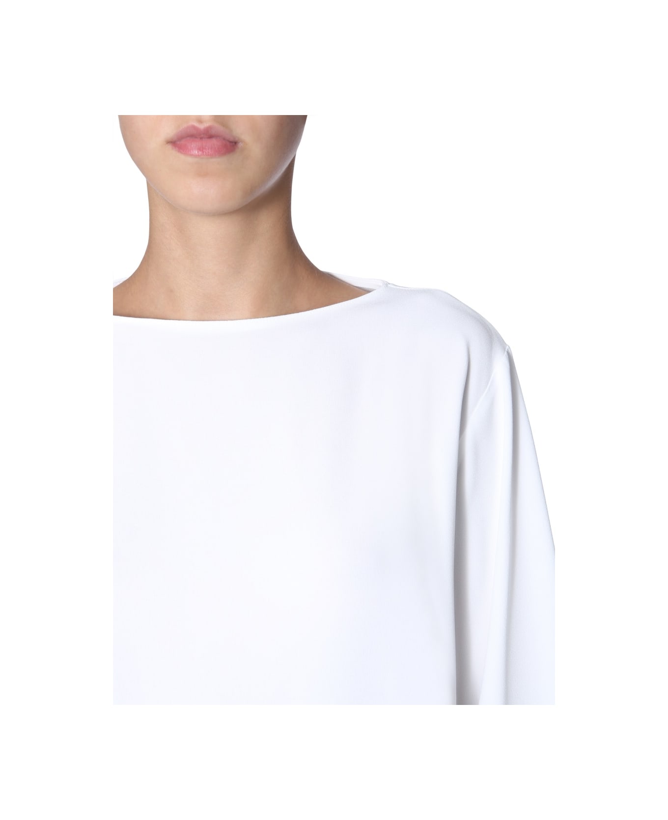 Alberta Ferretti Oversize Fit Blouse - WHITE シャツ