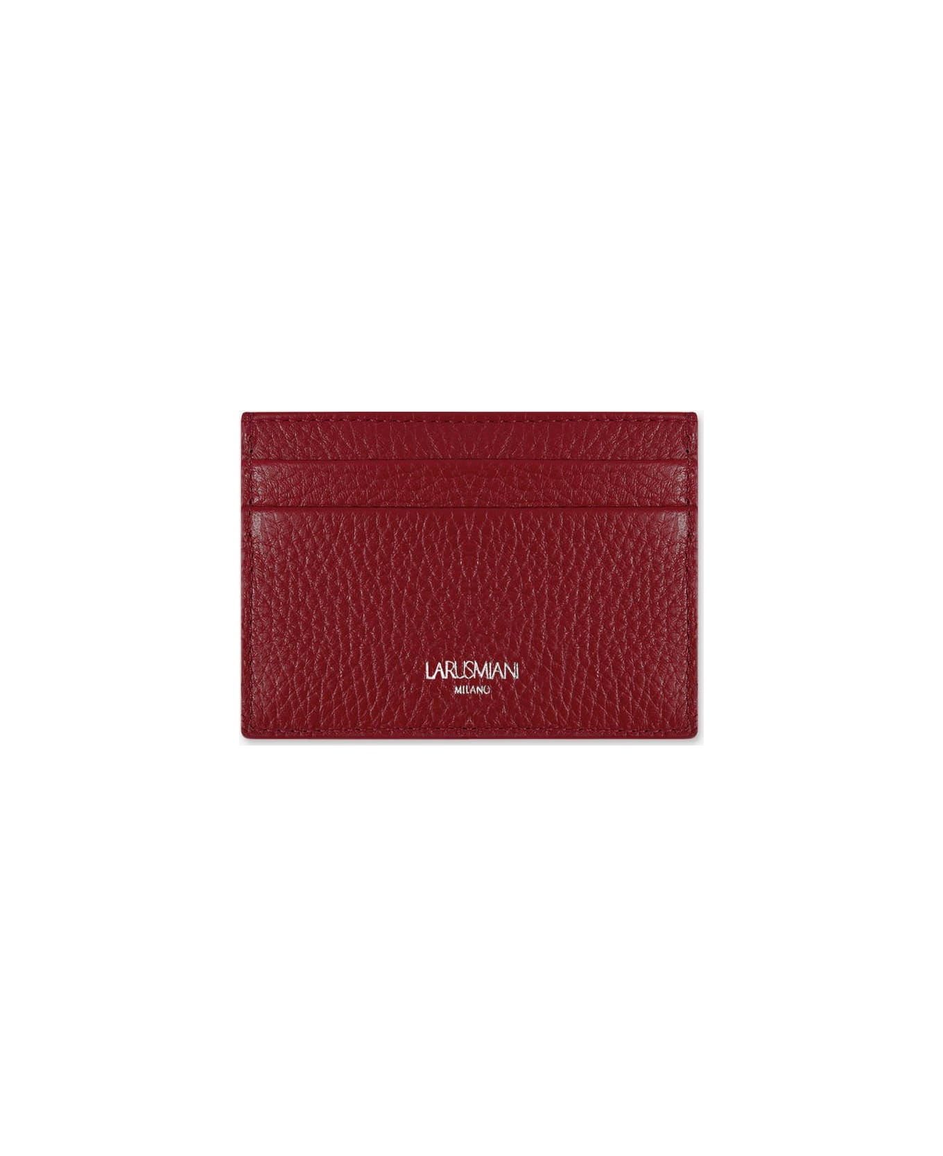 Larusmiani Card Holder Value Wallet - DarkRed