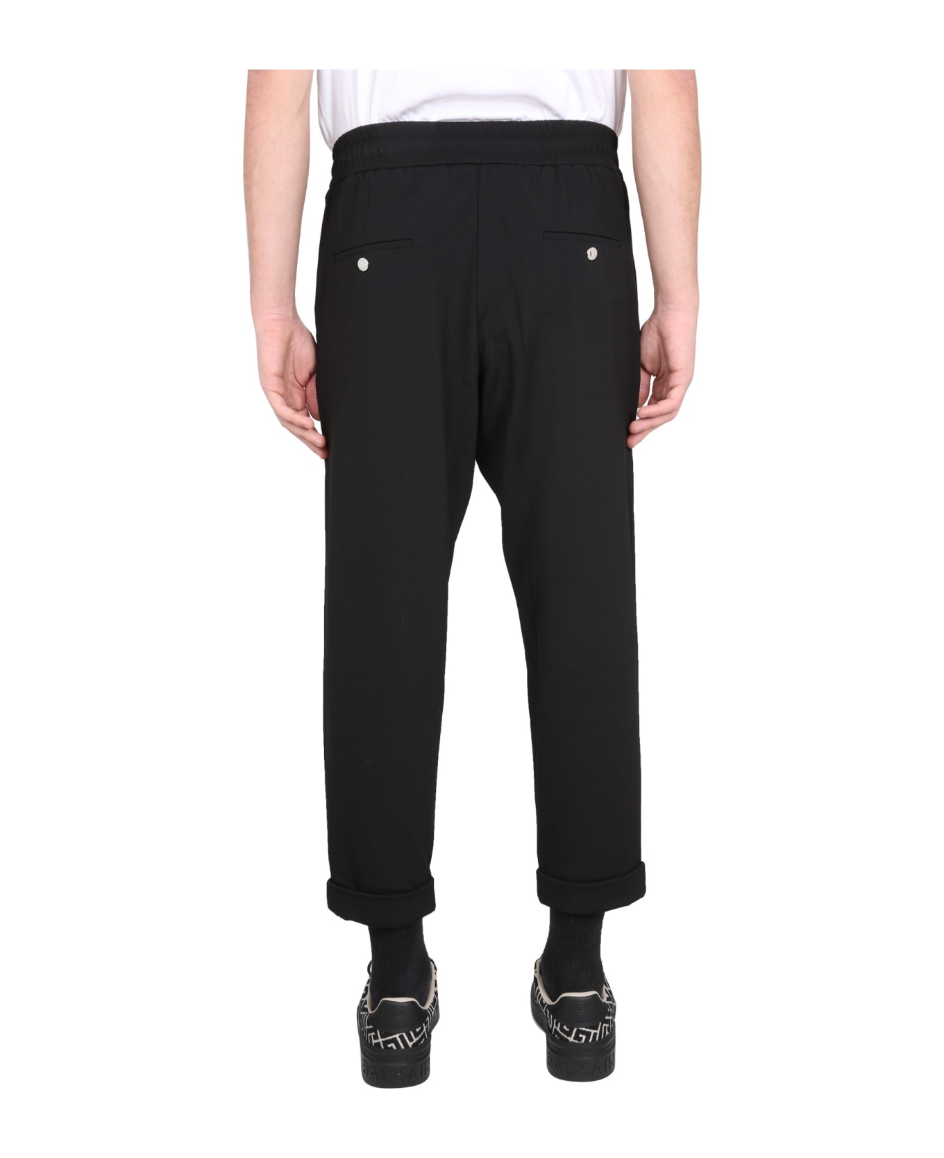 Balmain Wool Pants - Pa Noir