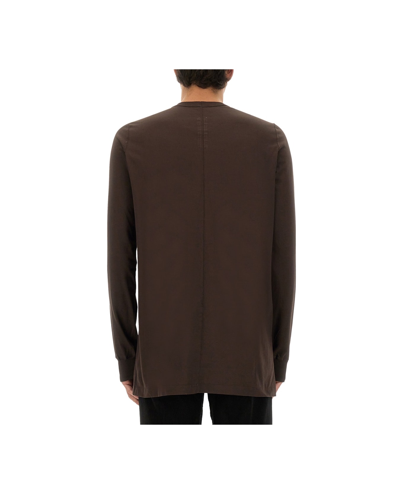 Rick Owens Long-sleeved T-shirt - BROWN