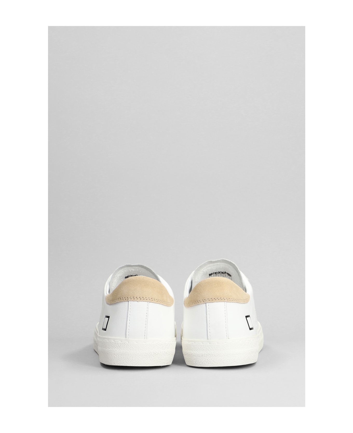 D.A.T.E. Hill Low Sneakers In White Leather - White スニーカー