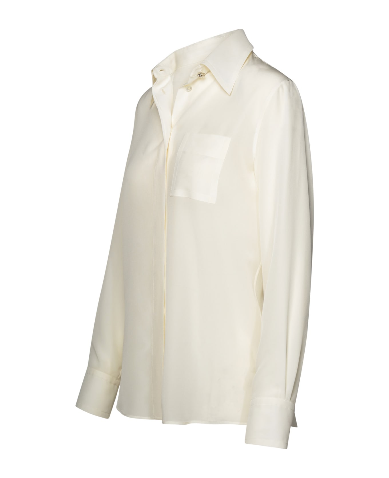Lanvin White Silk Shirt -  Bianco