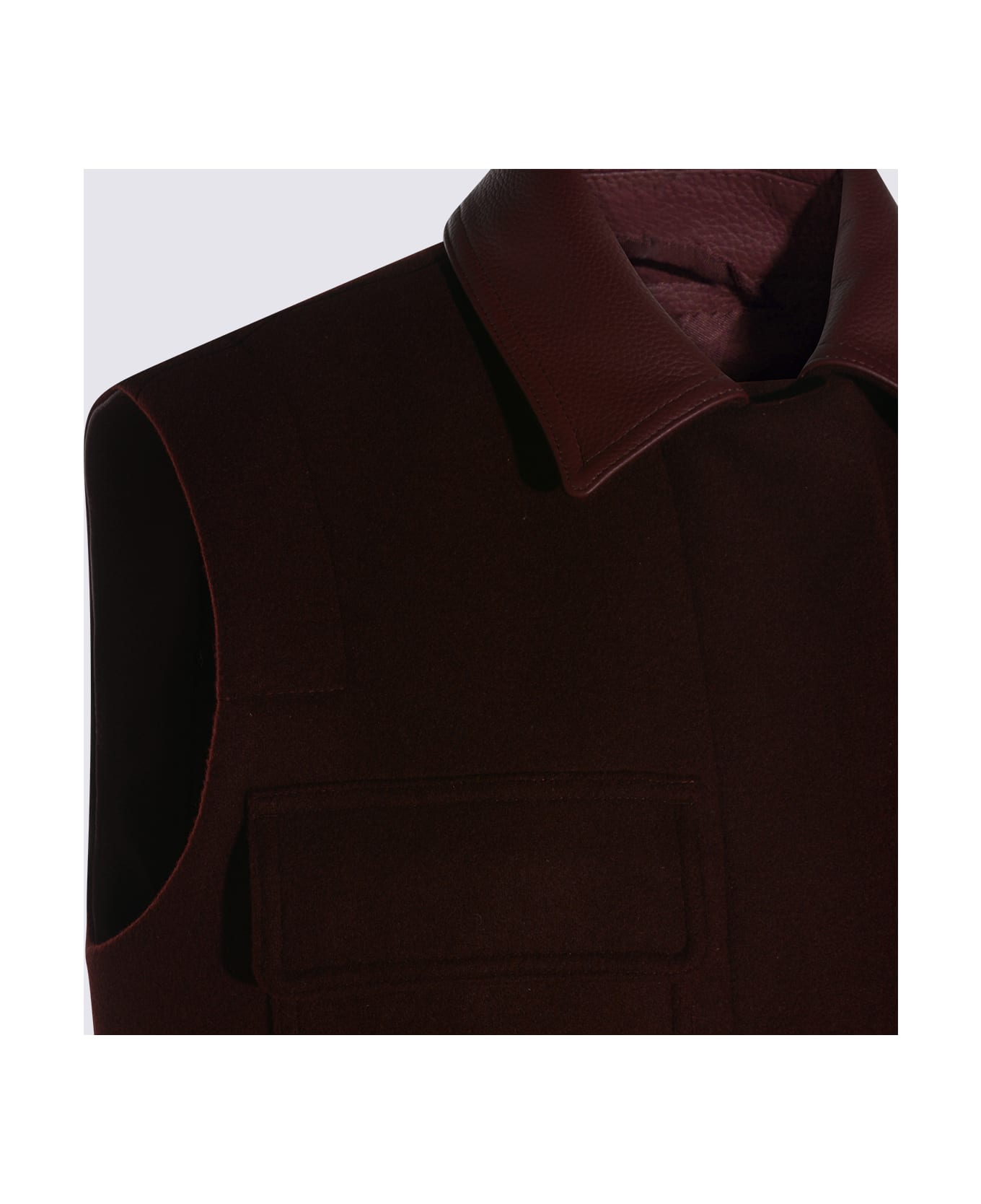 Max Mara Dark Red Aeroso1234 Coat - CILIEGIA