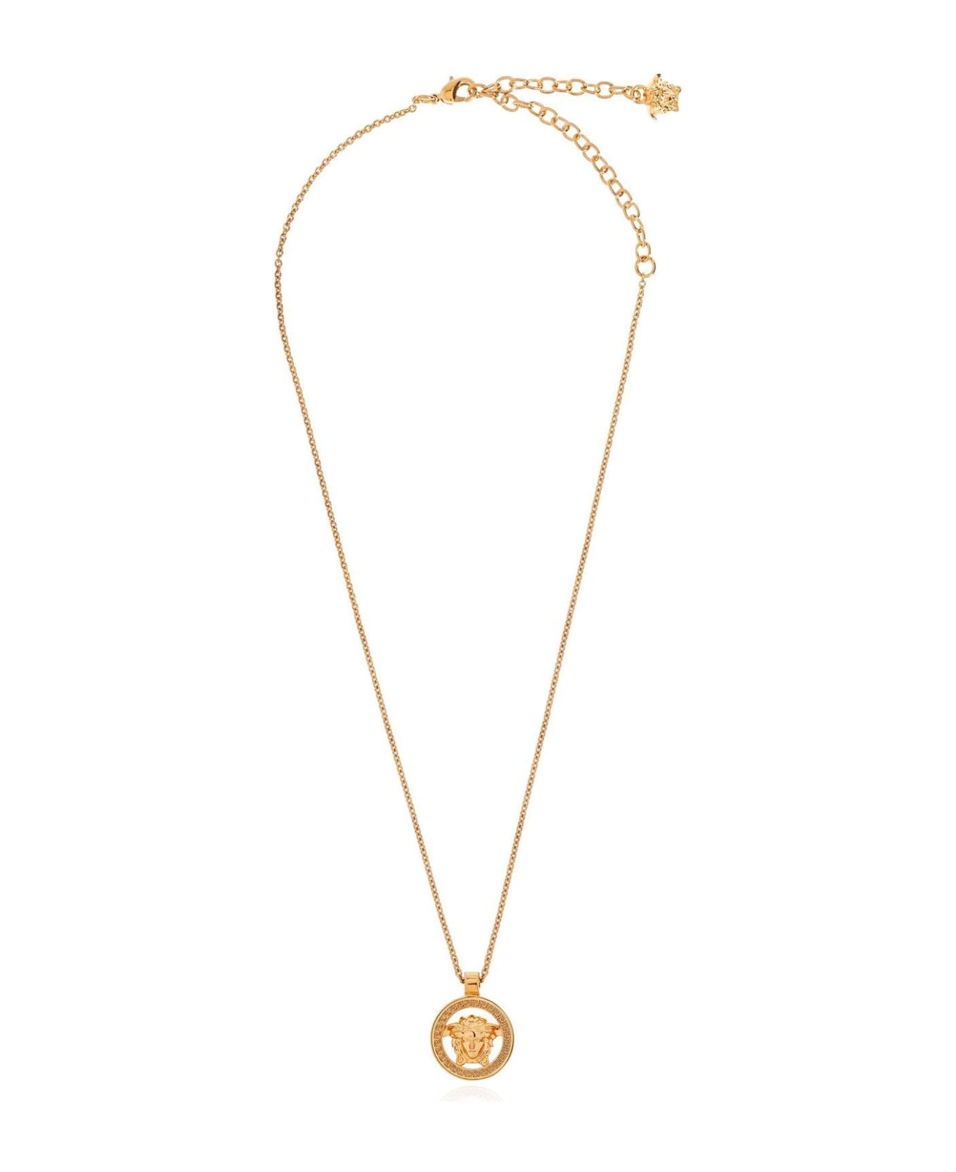 Versace Pearl-embellished Necklace - VERSACE GOLD (Gold)