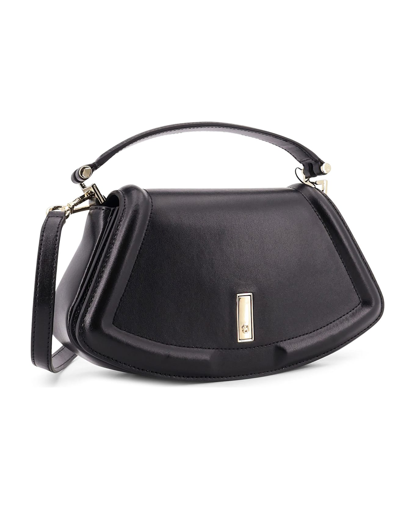 Hugo Boss Ariell Leather Shoulder Bag - Black