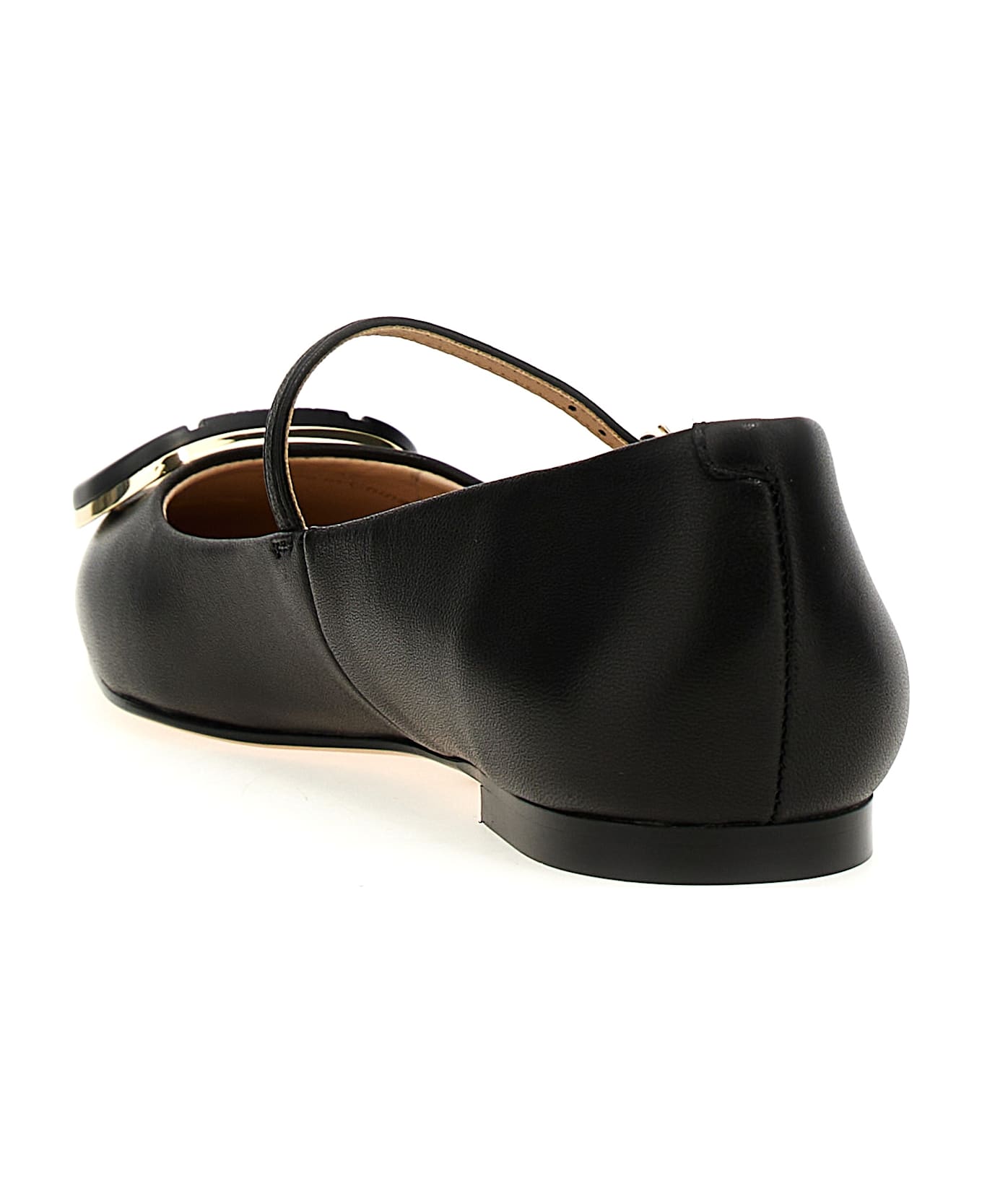TwinSet 
oval T
 Ballet Flats - Black  