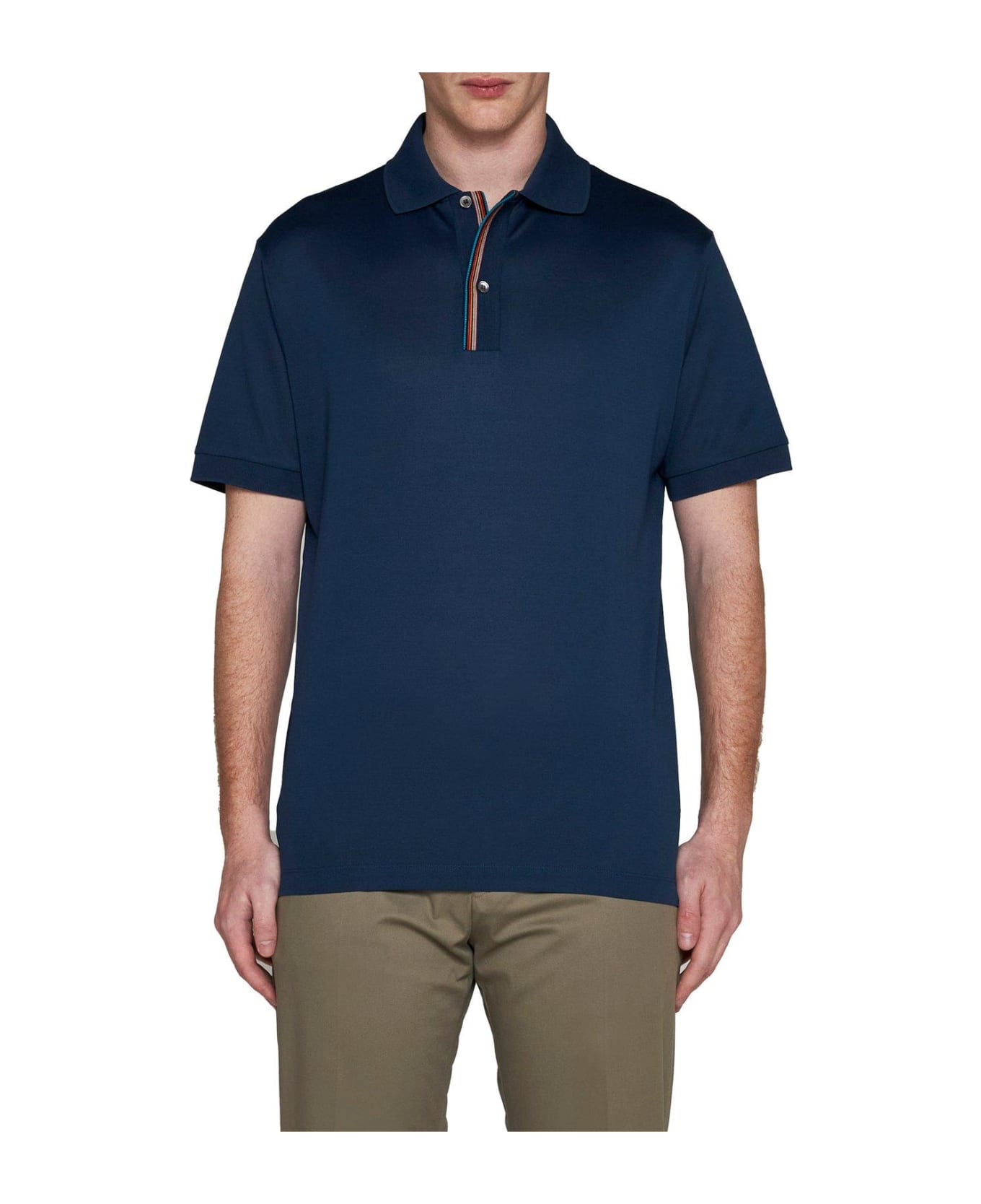 Paul Smith Short-sleeved Polo Shirt - NAVY