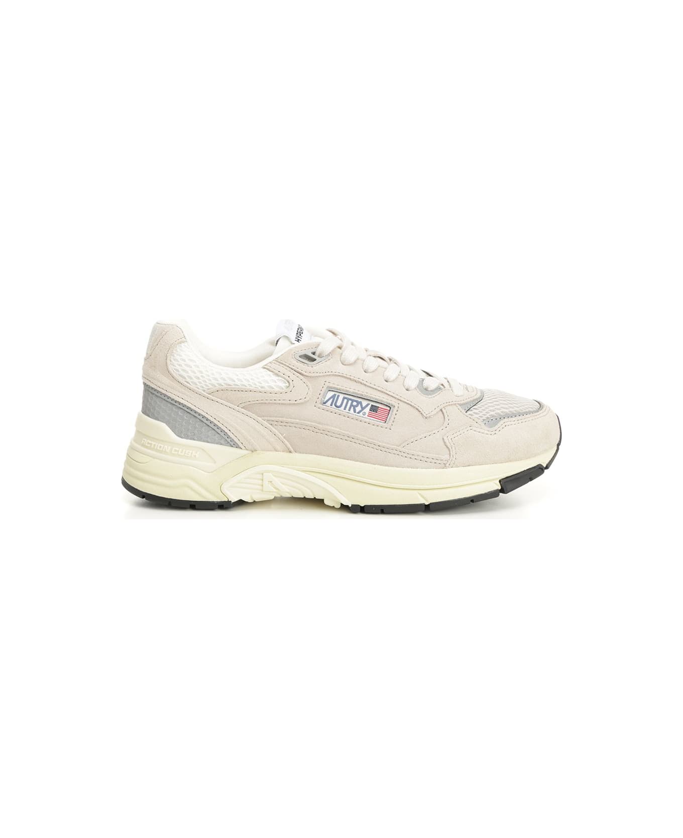 Autry 'hyperway' Sneakers - Sand/silv
