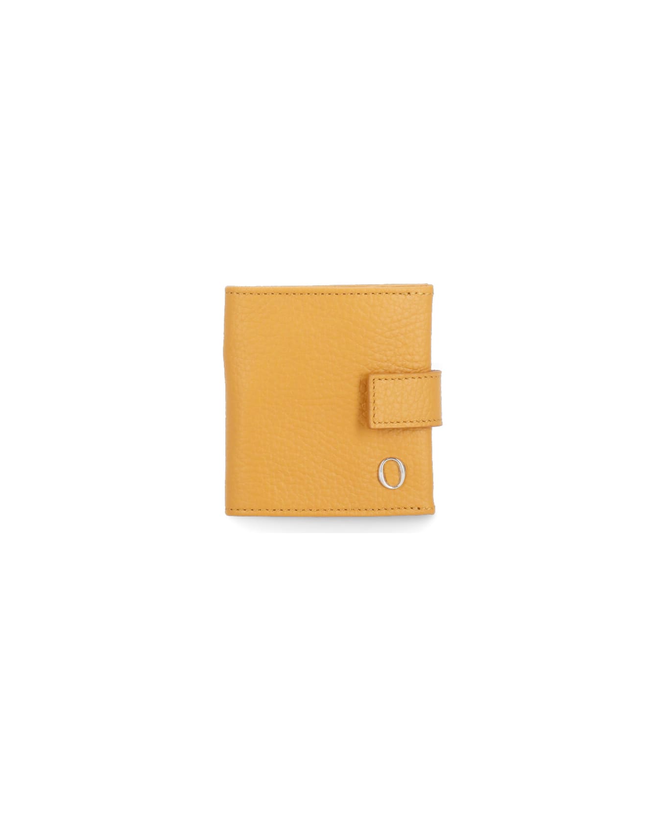 Orciani Micron Leather Purse - Yellow 財布