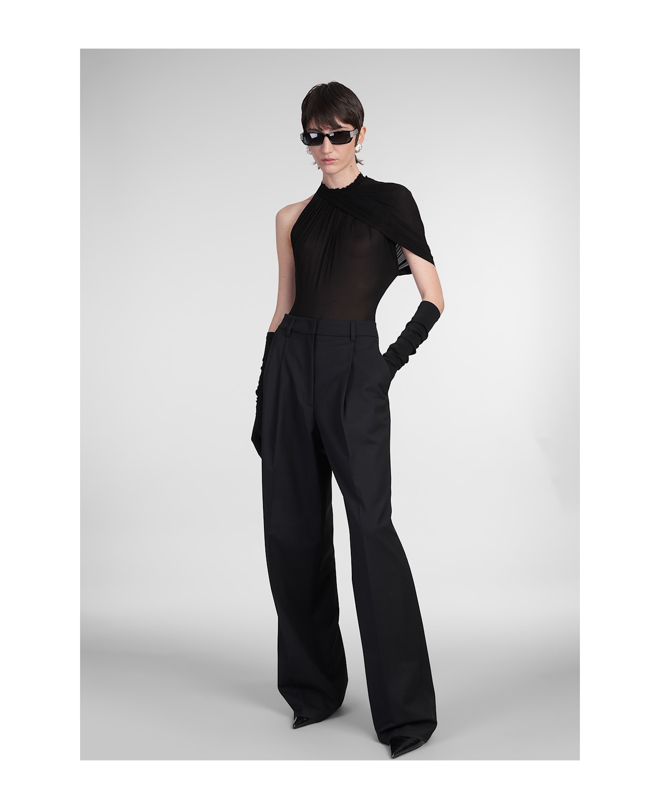 Magda Butrym Bosysuit 04 Body In Black Polyamide Polyester - black