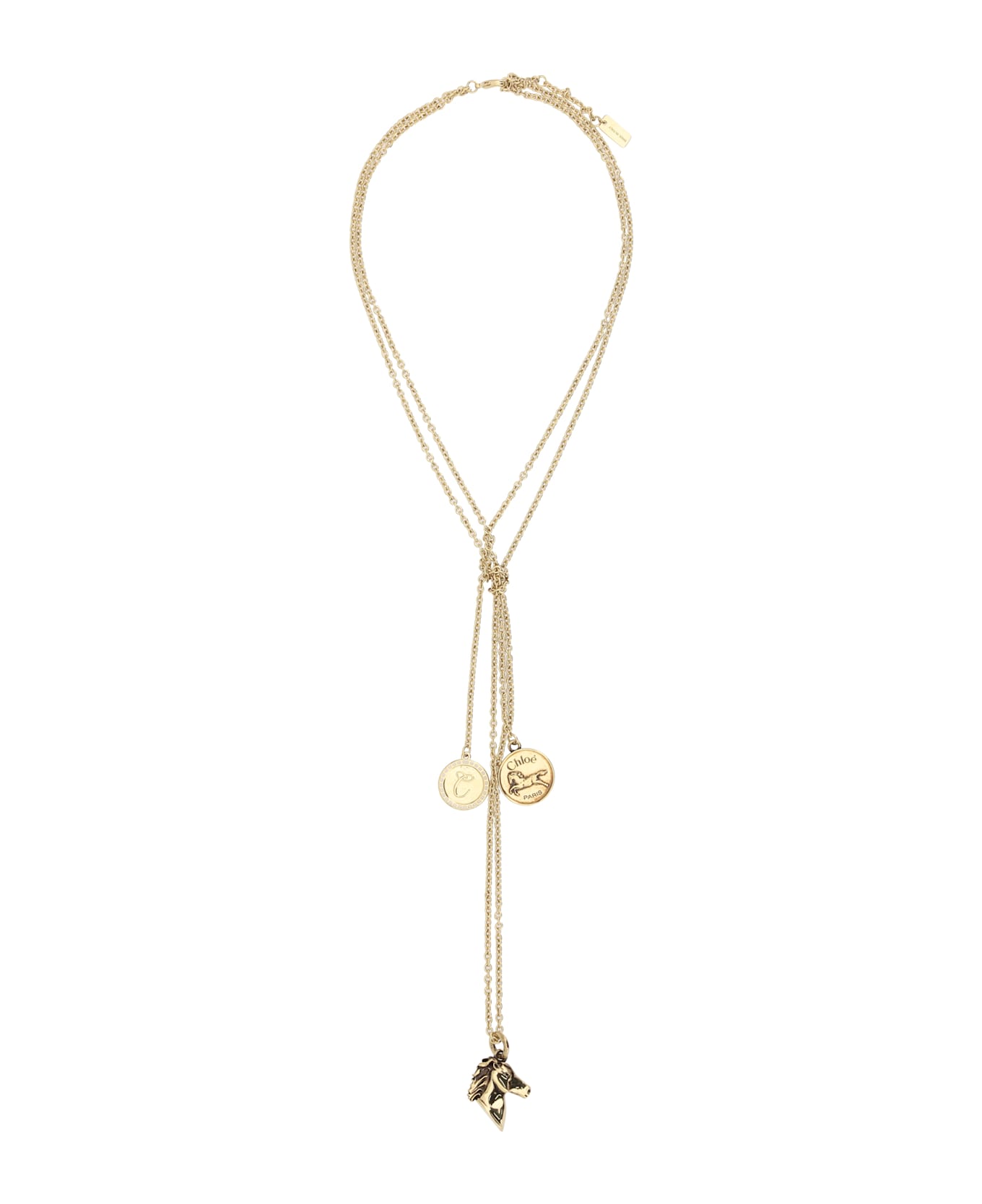 Chloé Necklace - Vintage Gold