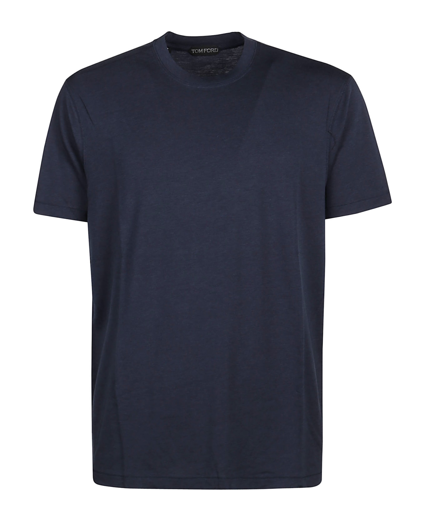 Tom Ford Garment Dyed T-shirt - Blu Denim